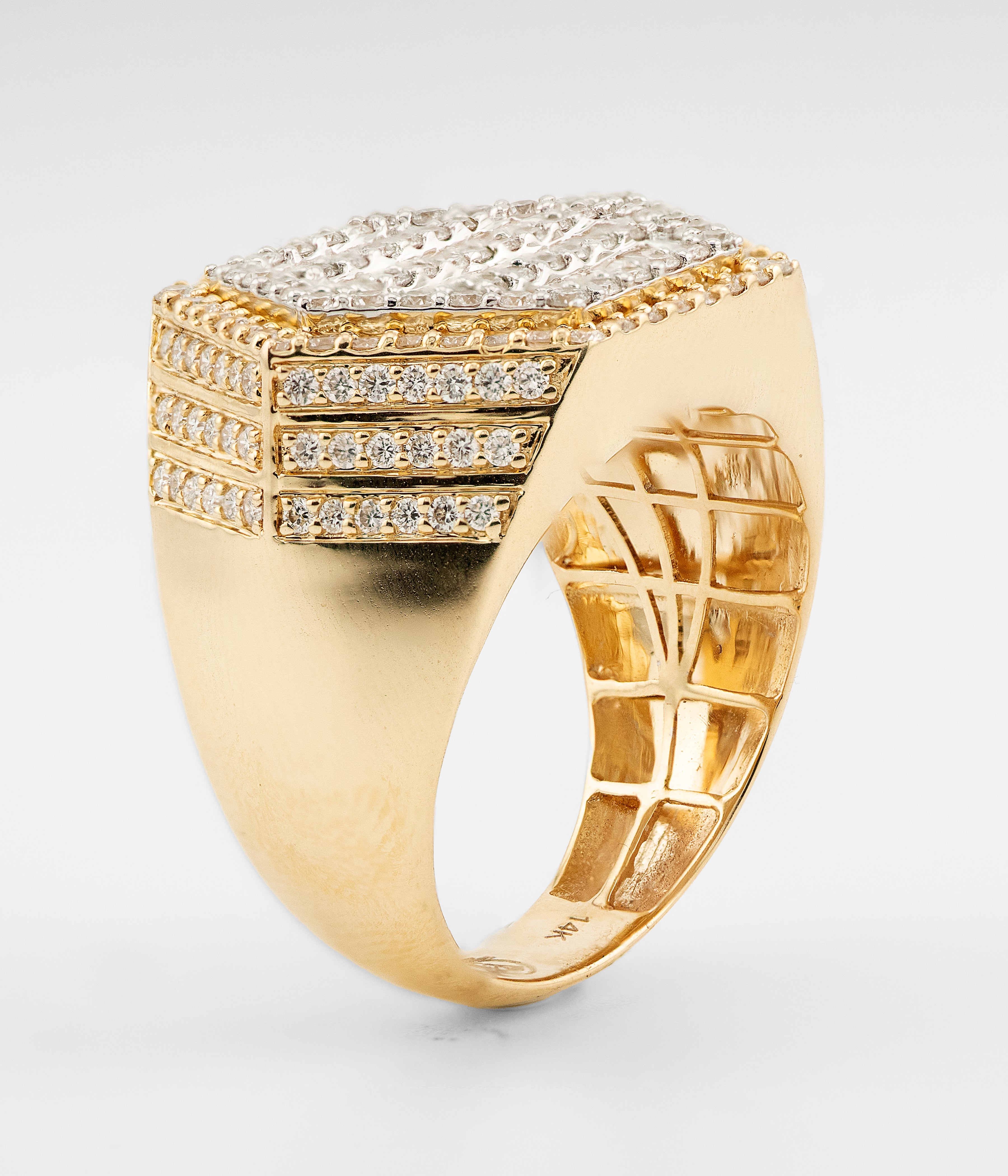 Gold Hexa Ring