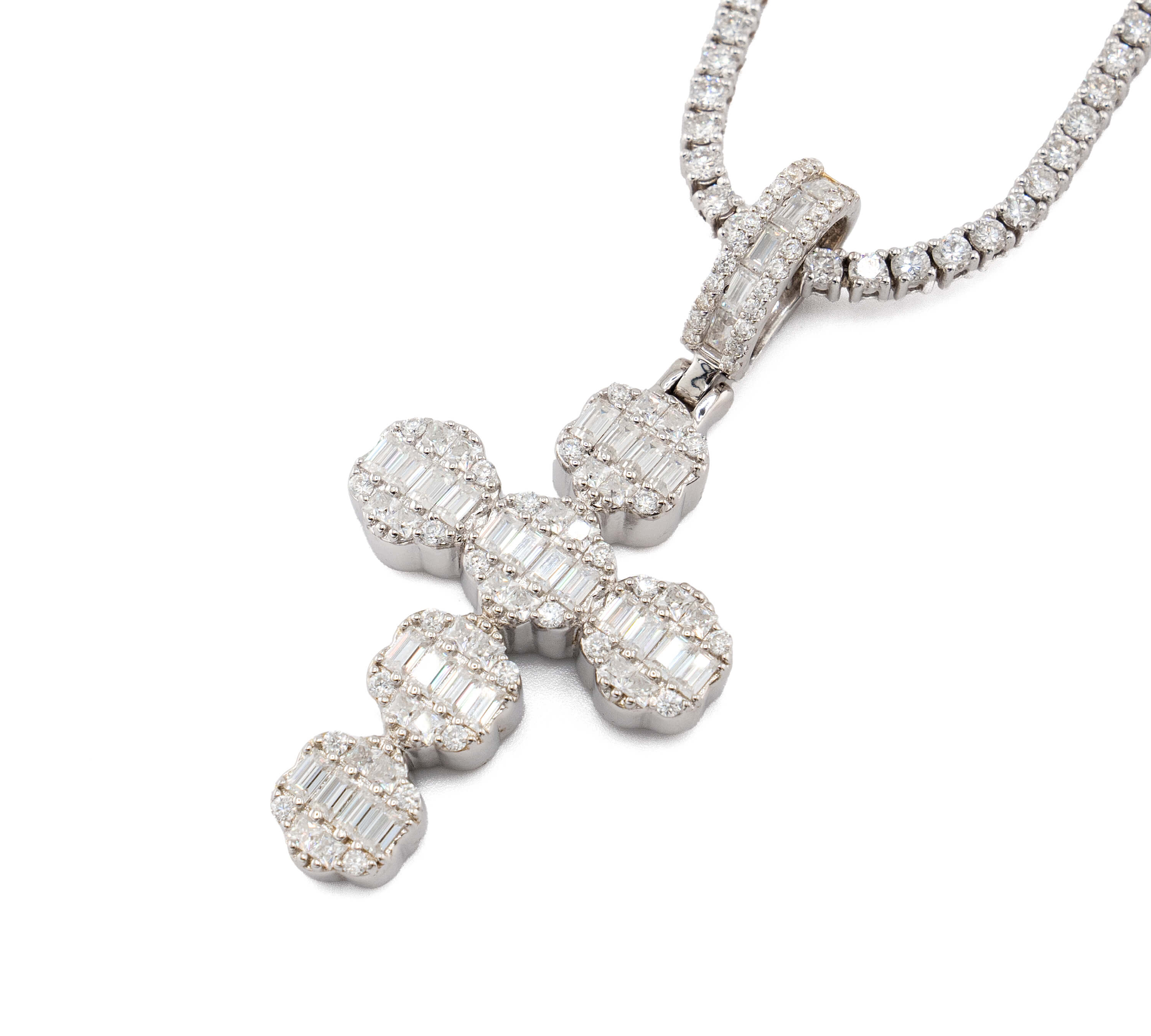 Separated Cross Pendant