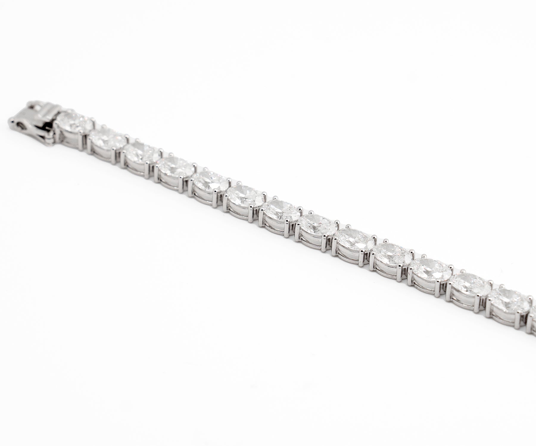 Oval Stone Tennis Bracelet
