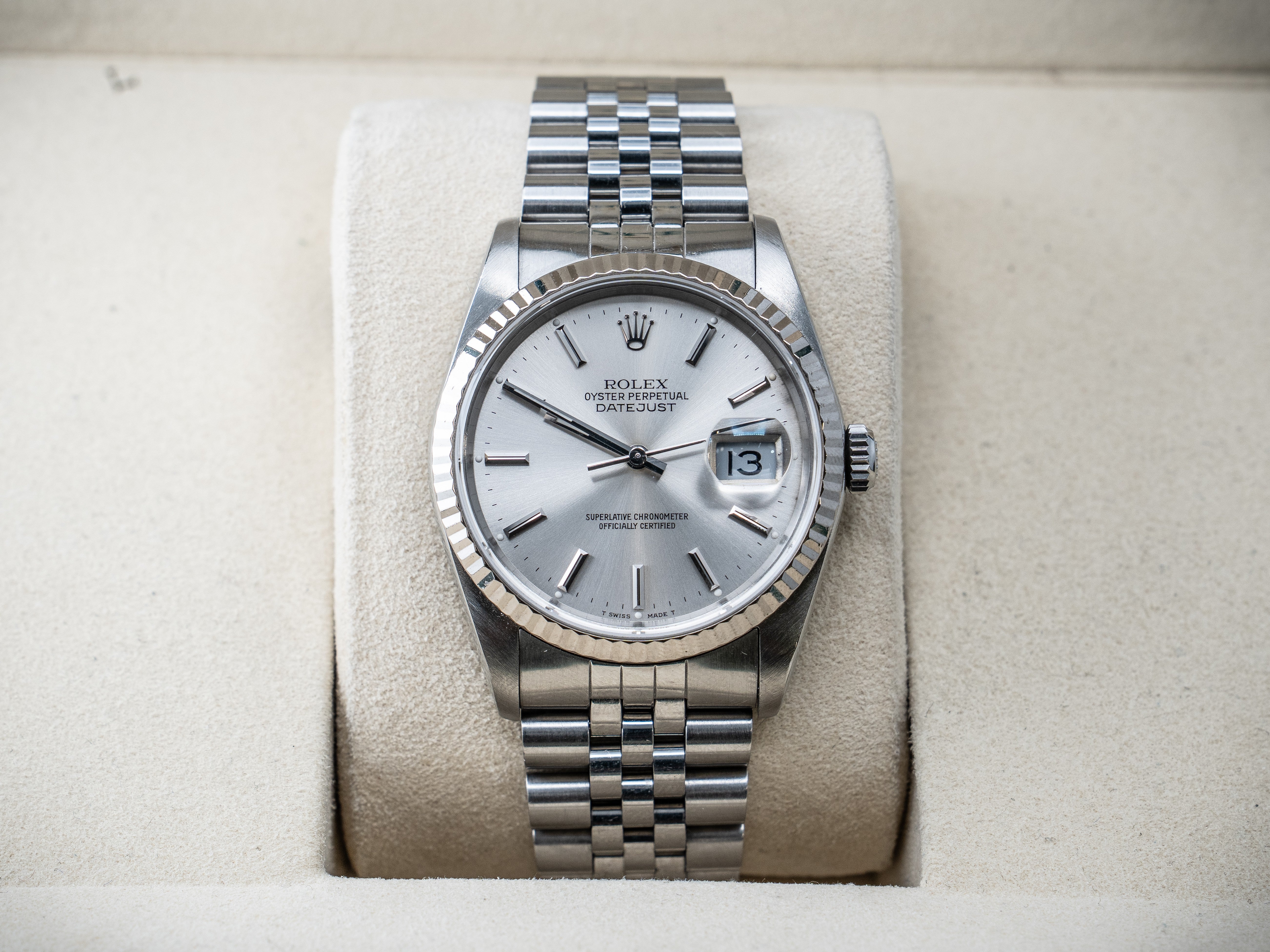 Rolex Datejust 36MM Silver Dial