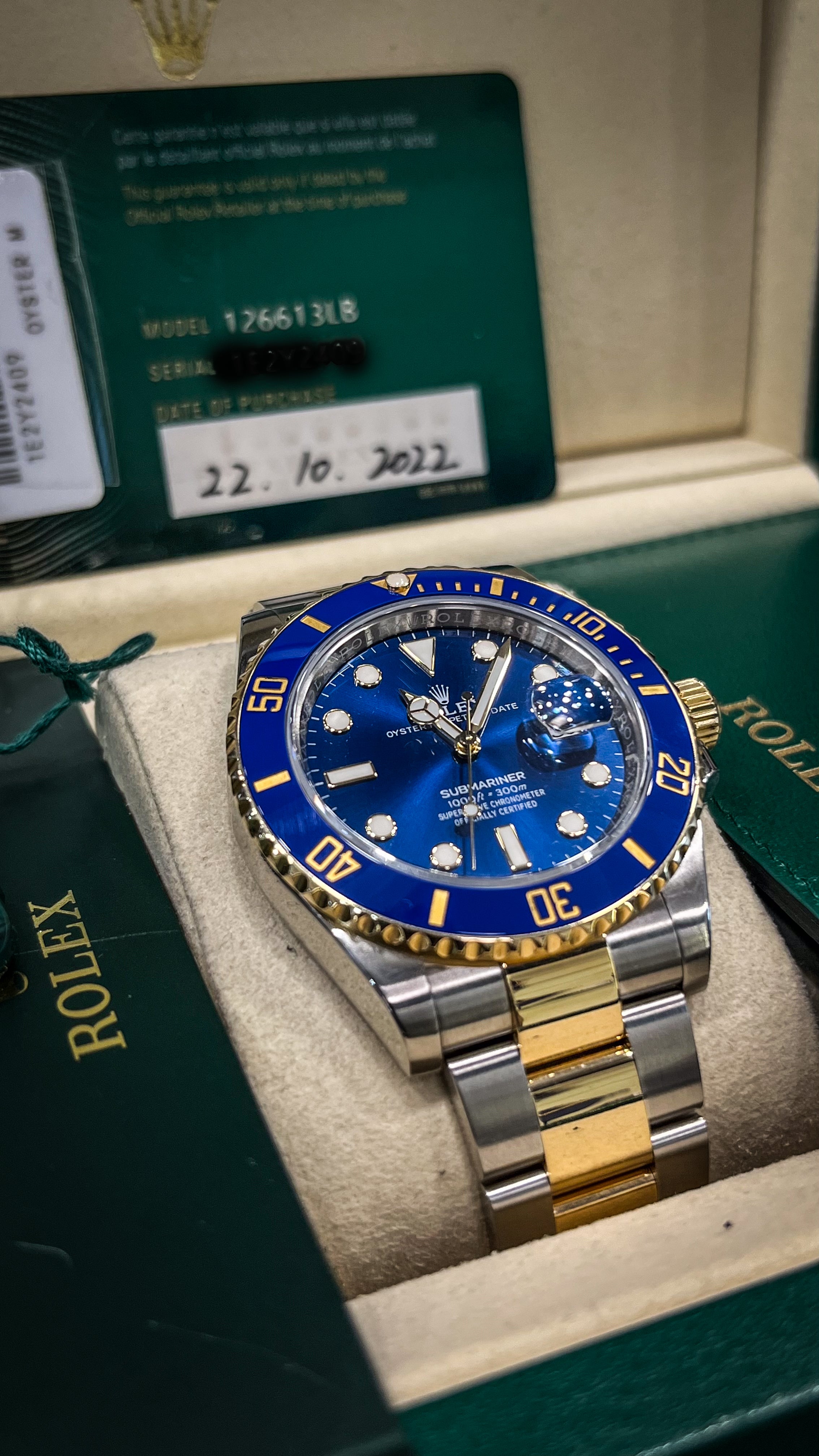 Rolex Submariner Bluesy