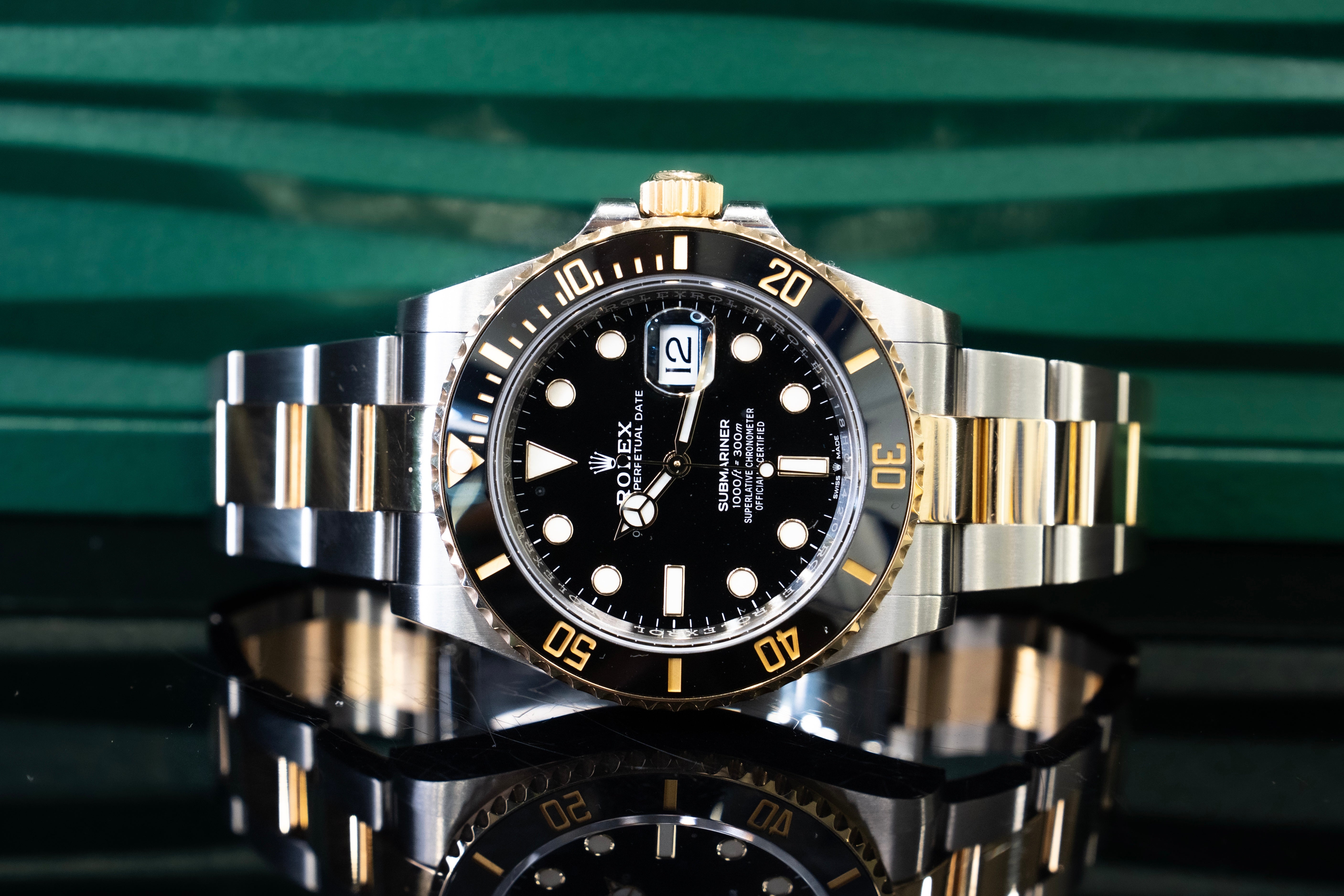 Rolex Submariner Two-Tone Black Insert Dial