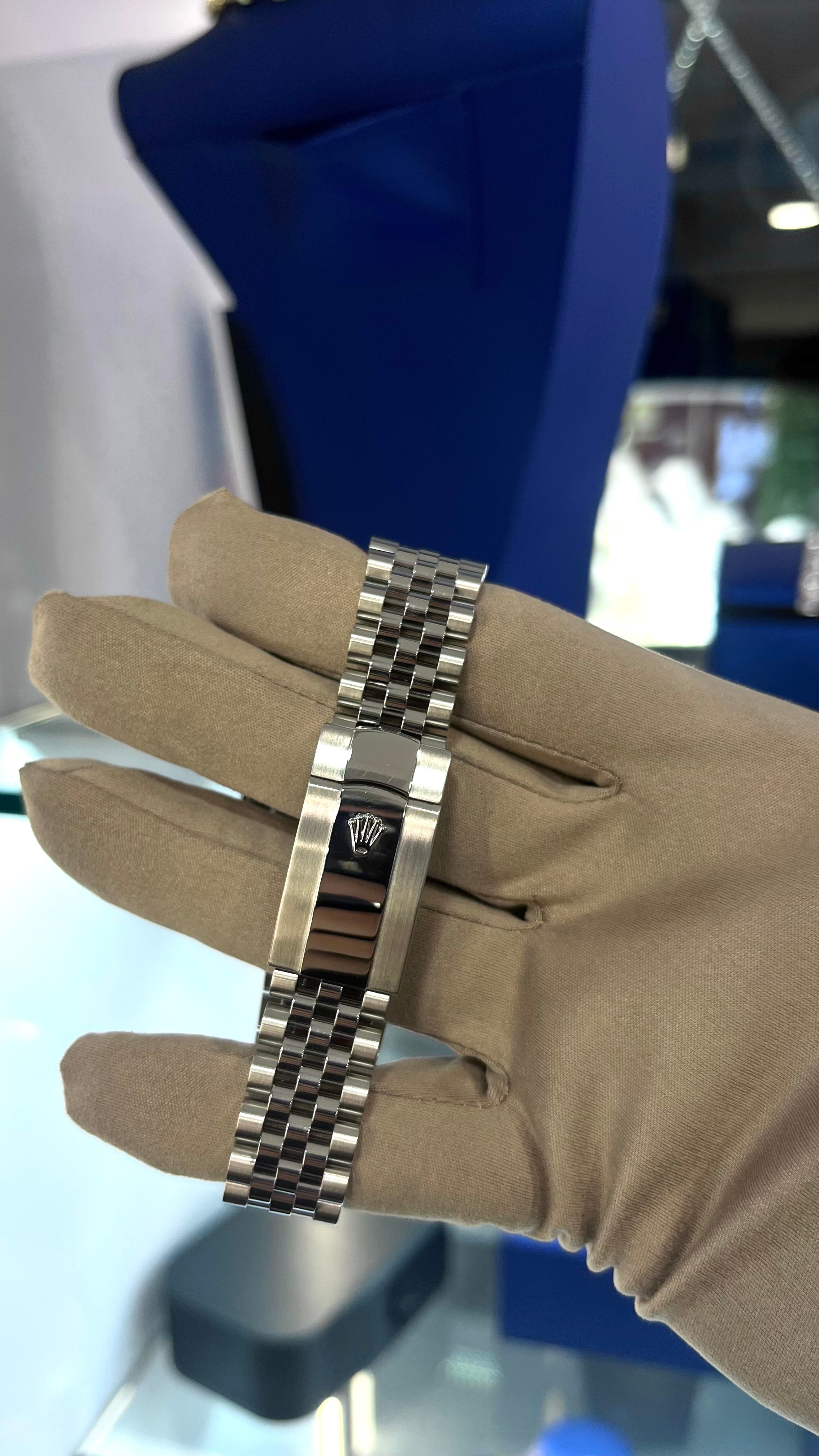 Rolex Datejust Rhodium Diamond Dial on Jubilee 2019