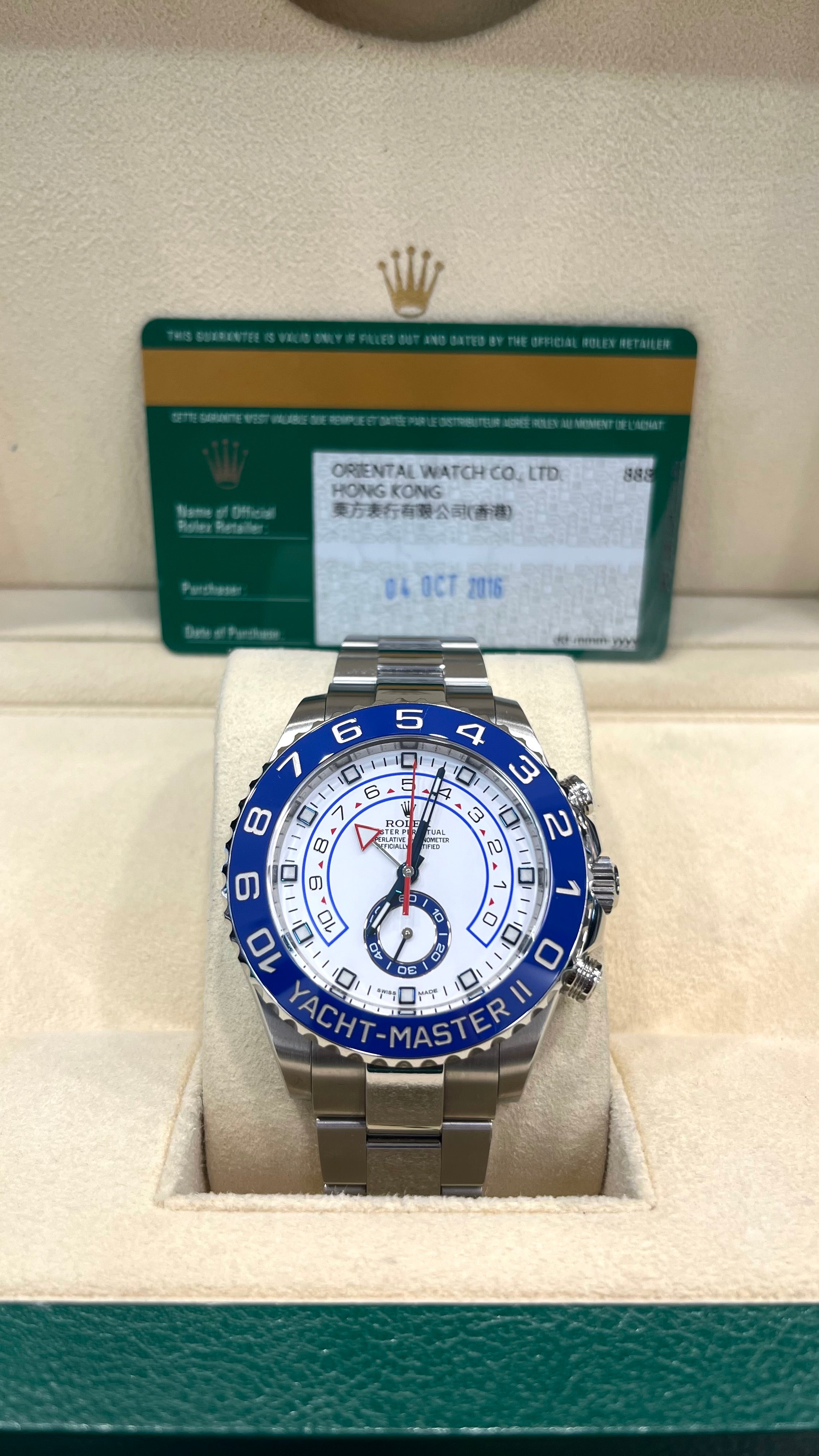 Rolex Yacht-Master II 2016