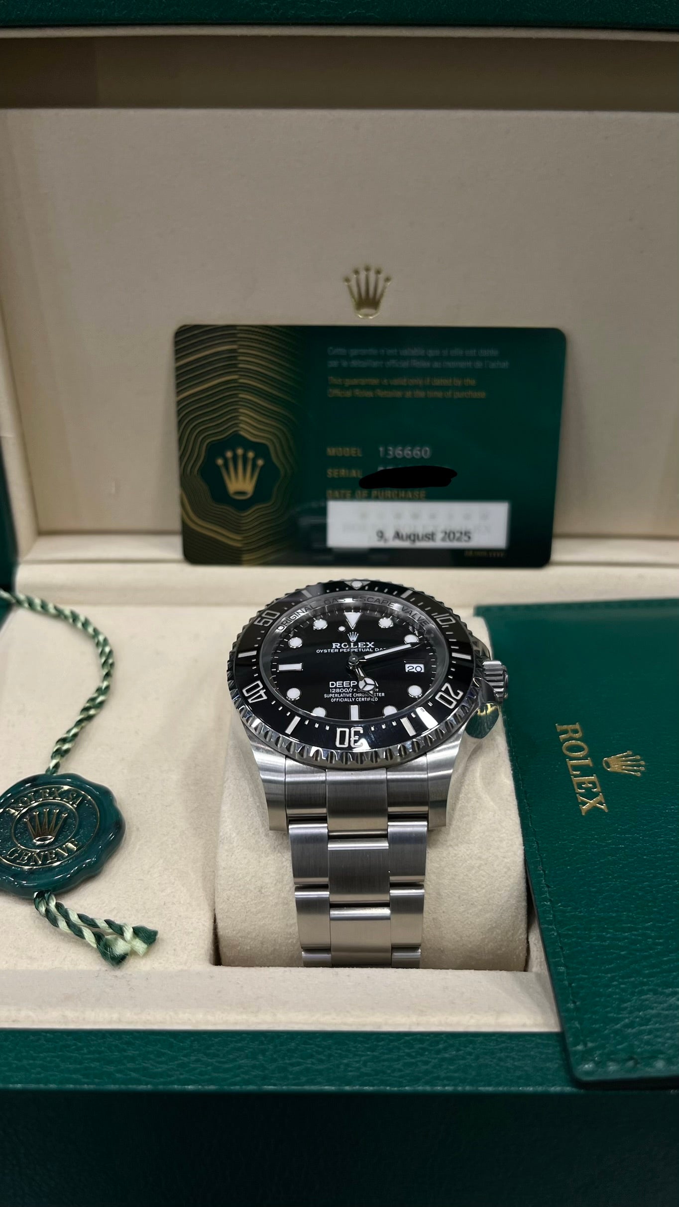 Rolex Sea Dweller Black Dial