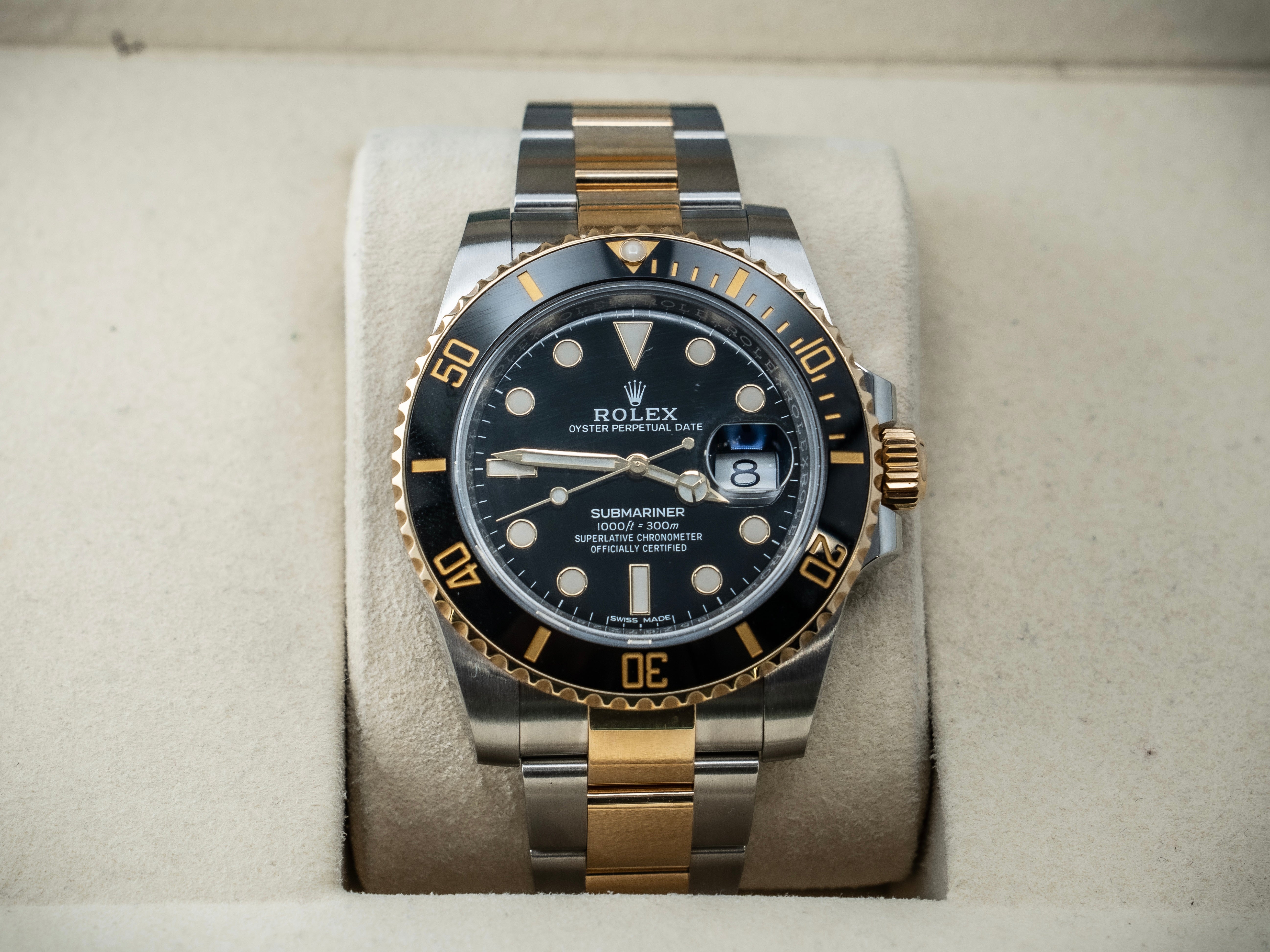 Rolex Submariner Two-Tone Black Insert