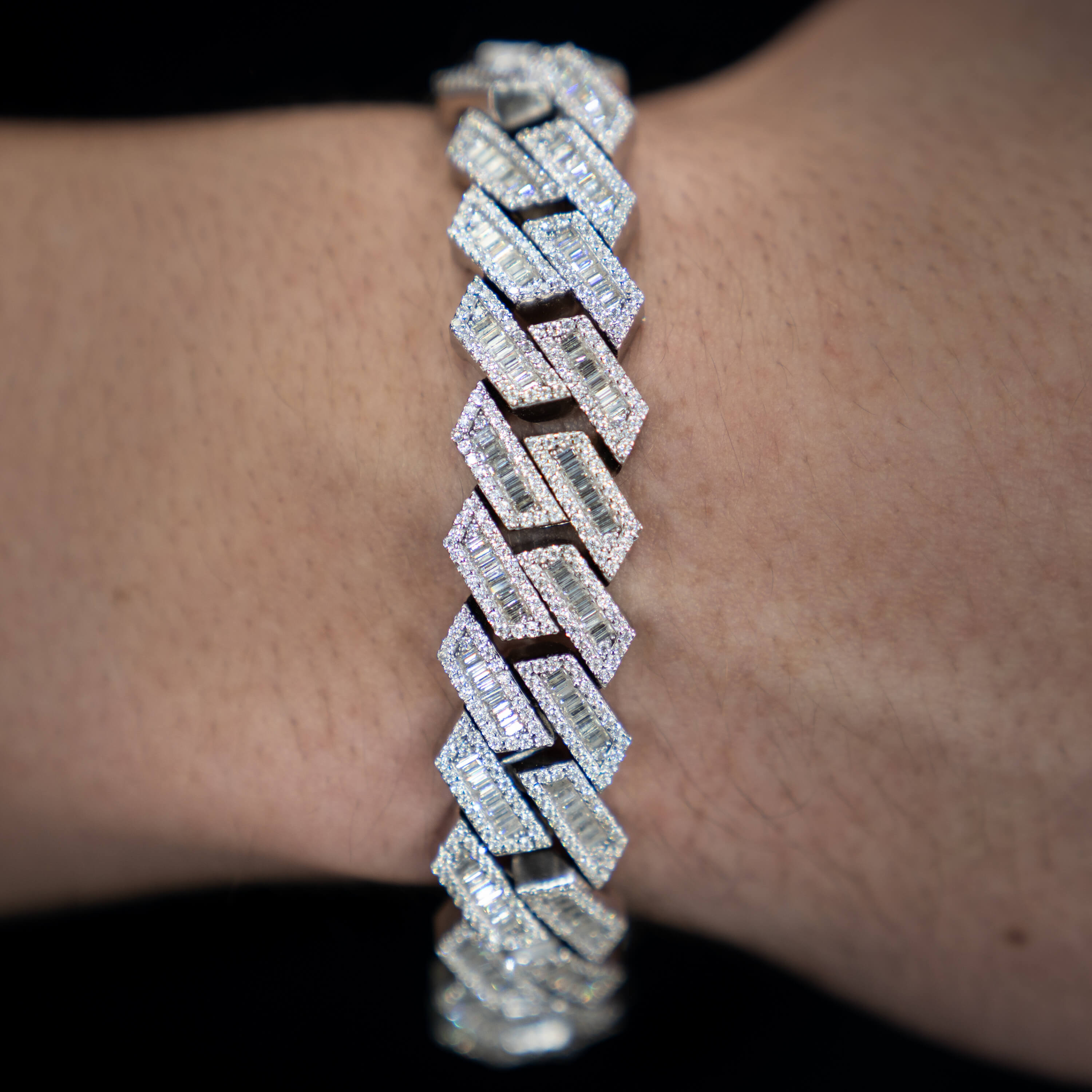 13 MM Baguette Bracelet
