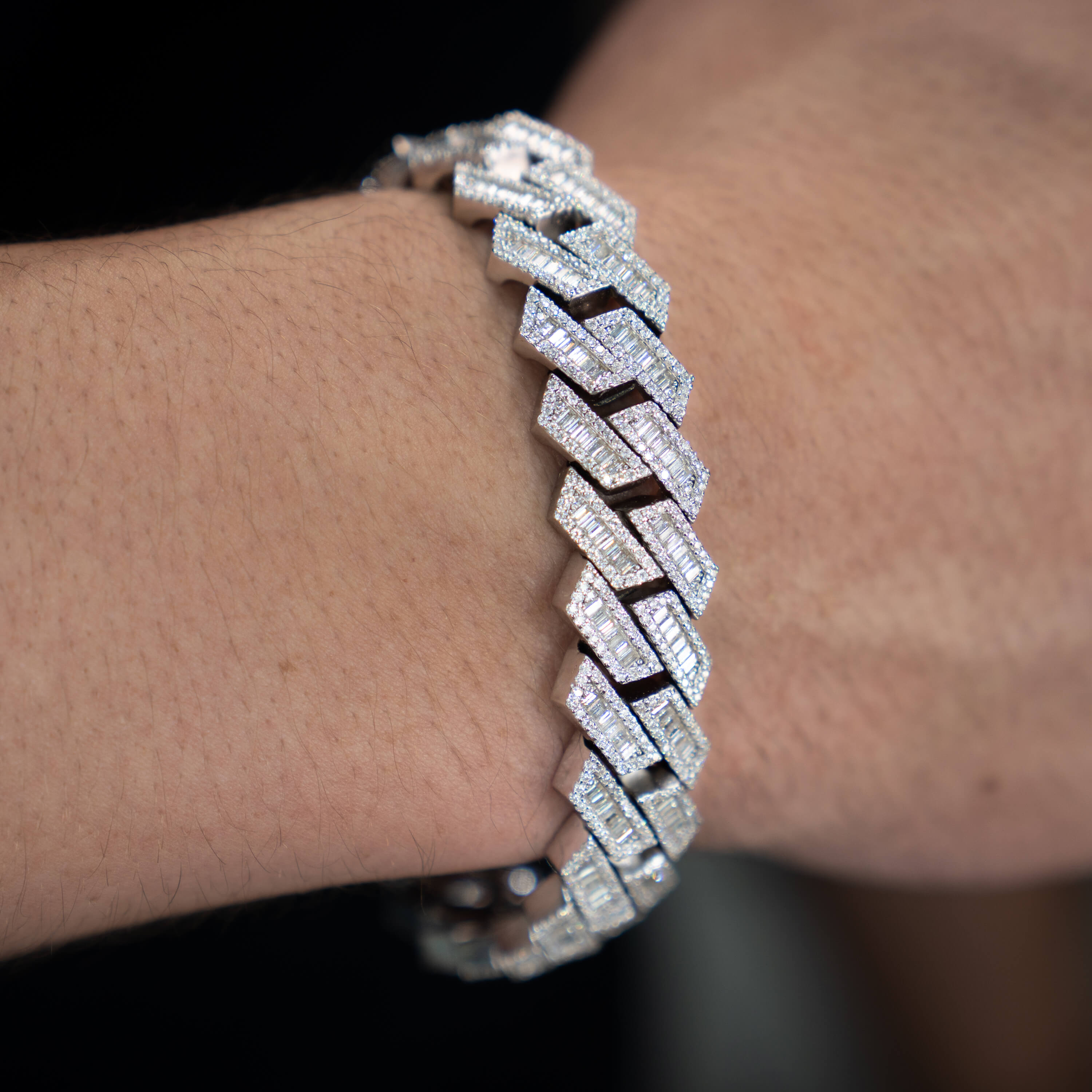 13 MM Baguette Bracelet