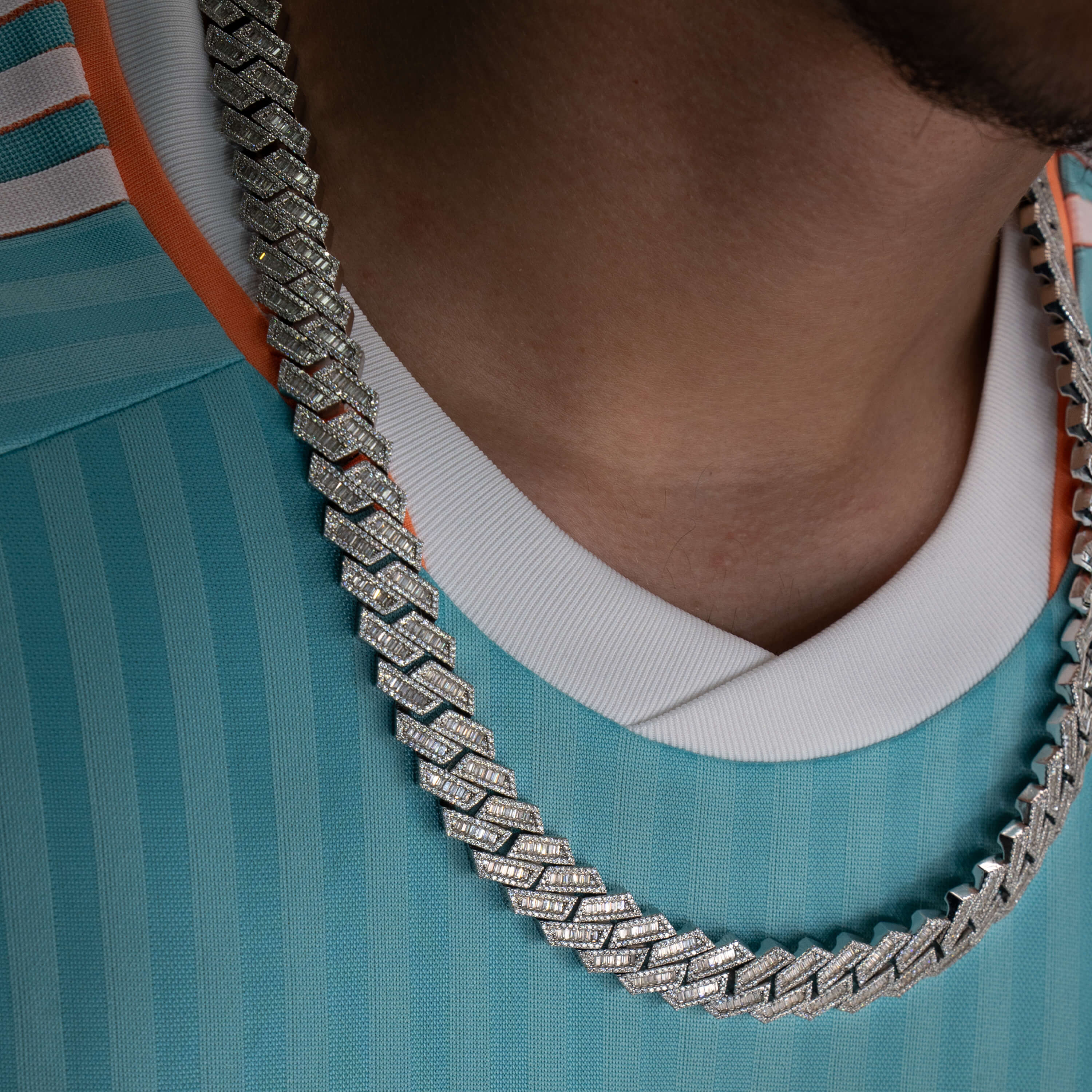 13 MM Baguette Chain