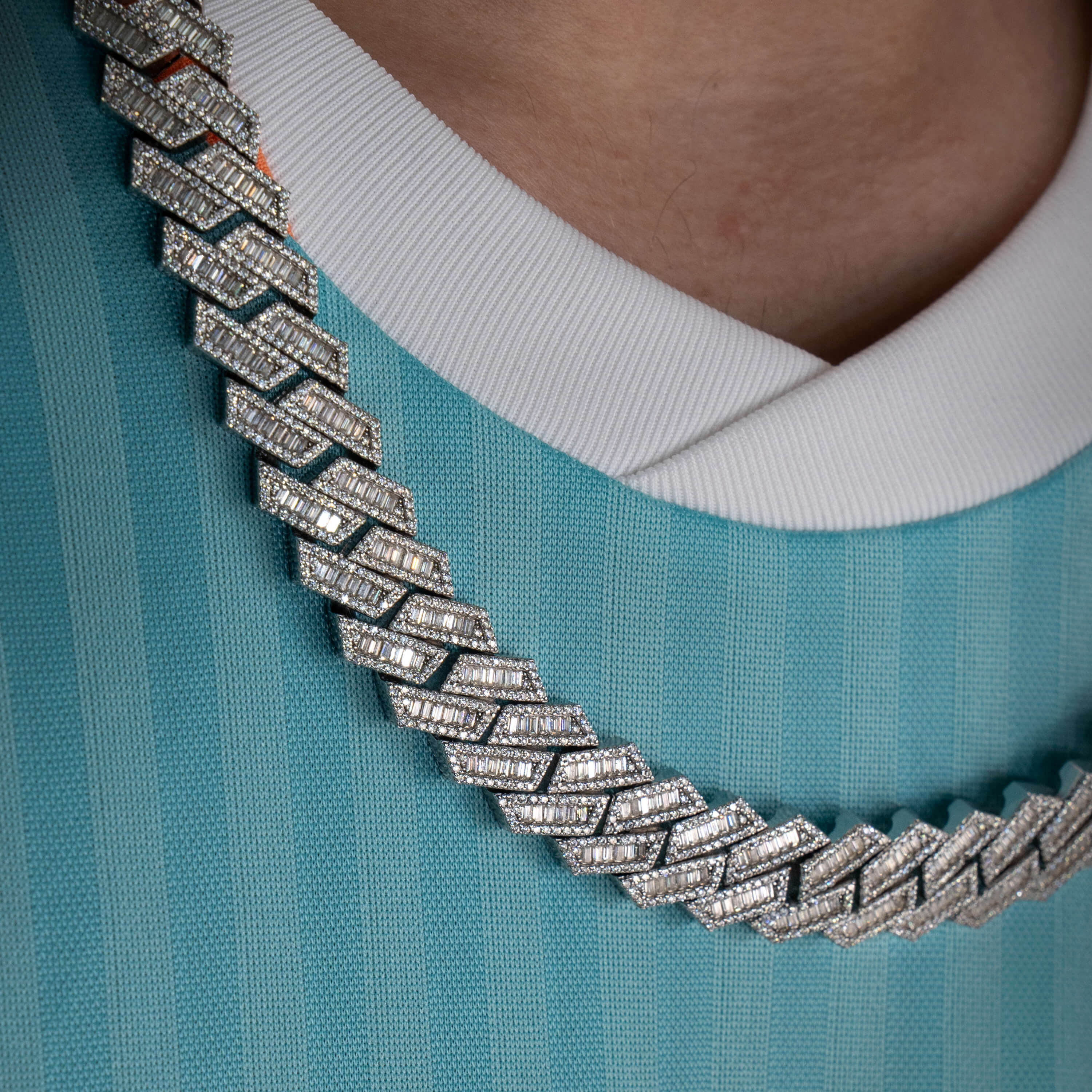 13 MM Baguette Chain
