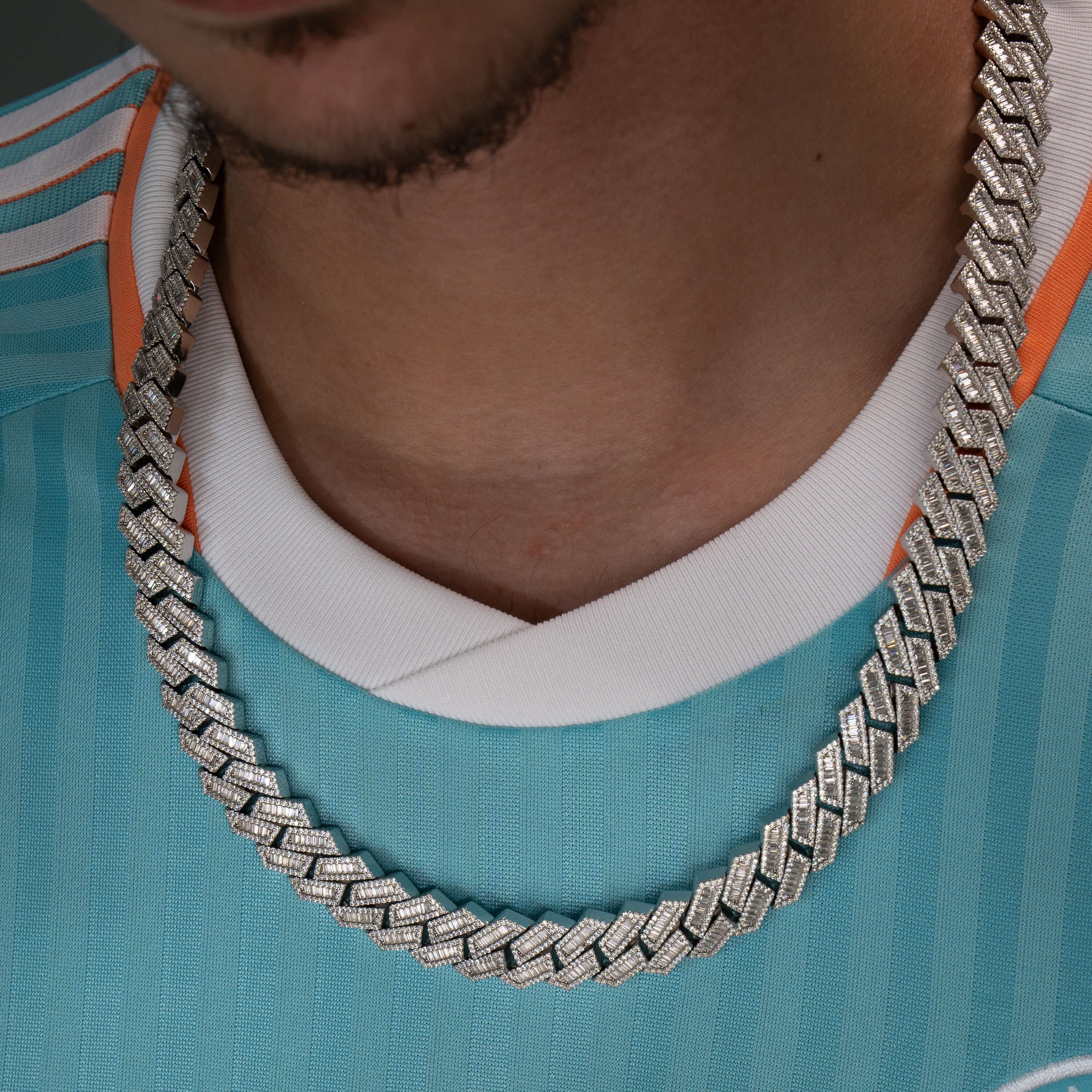 13 MM Baguette Chain