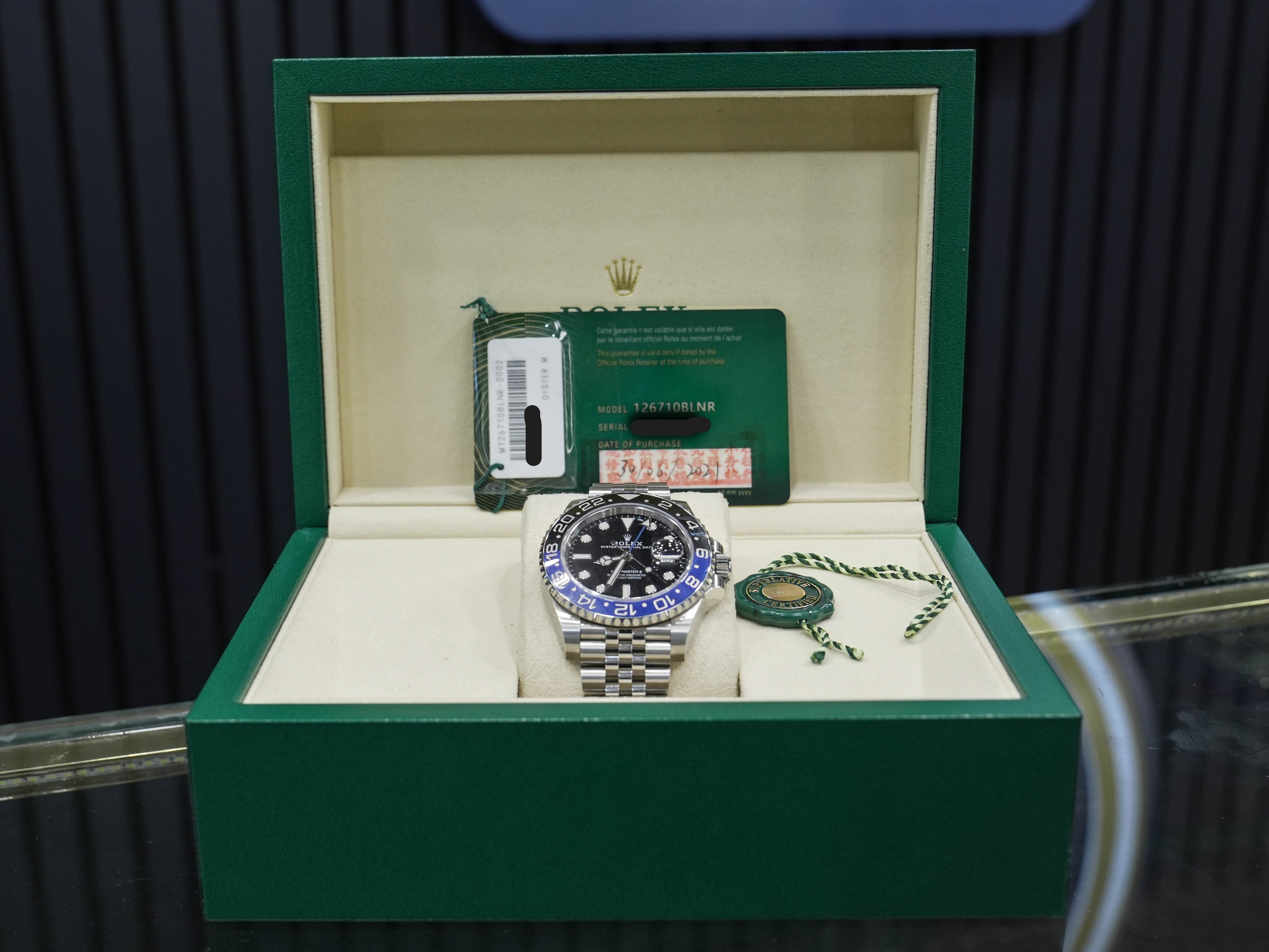 ROLEX GMT-Master II "Batgirl"