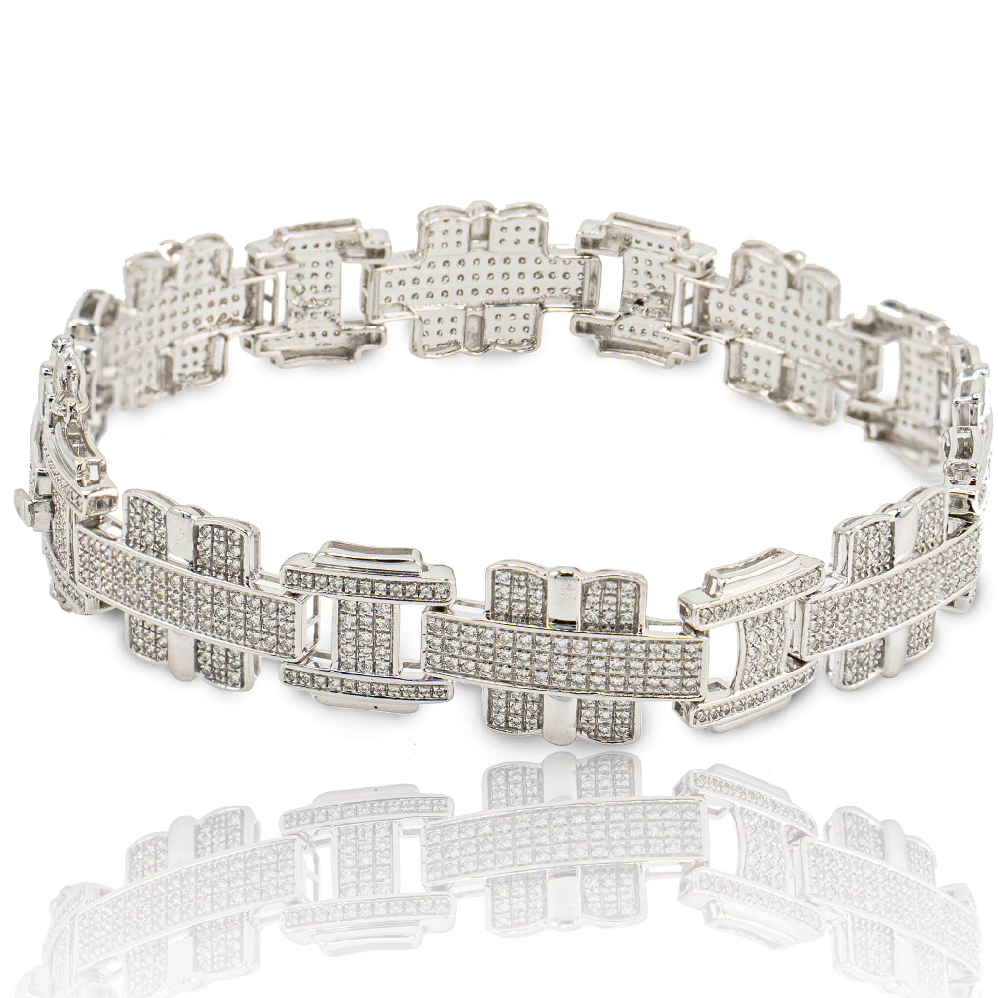 White Trilogy Bracelet