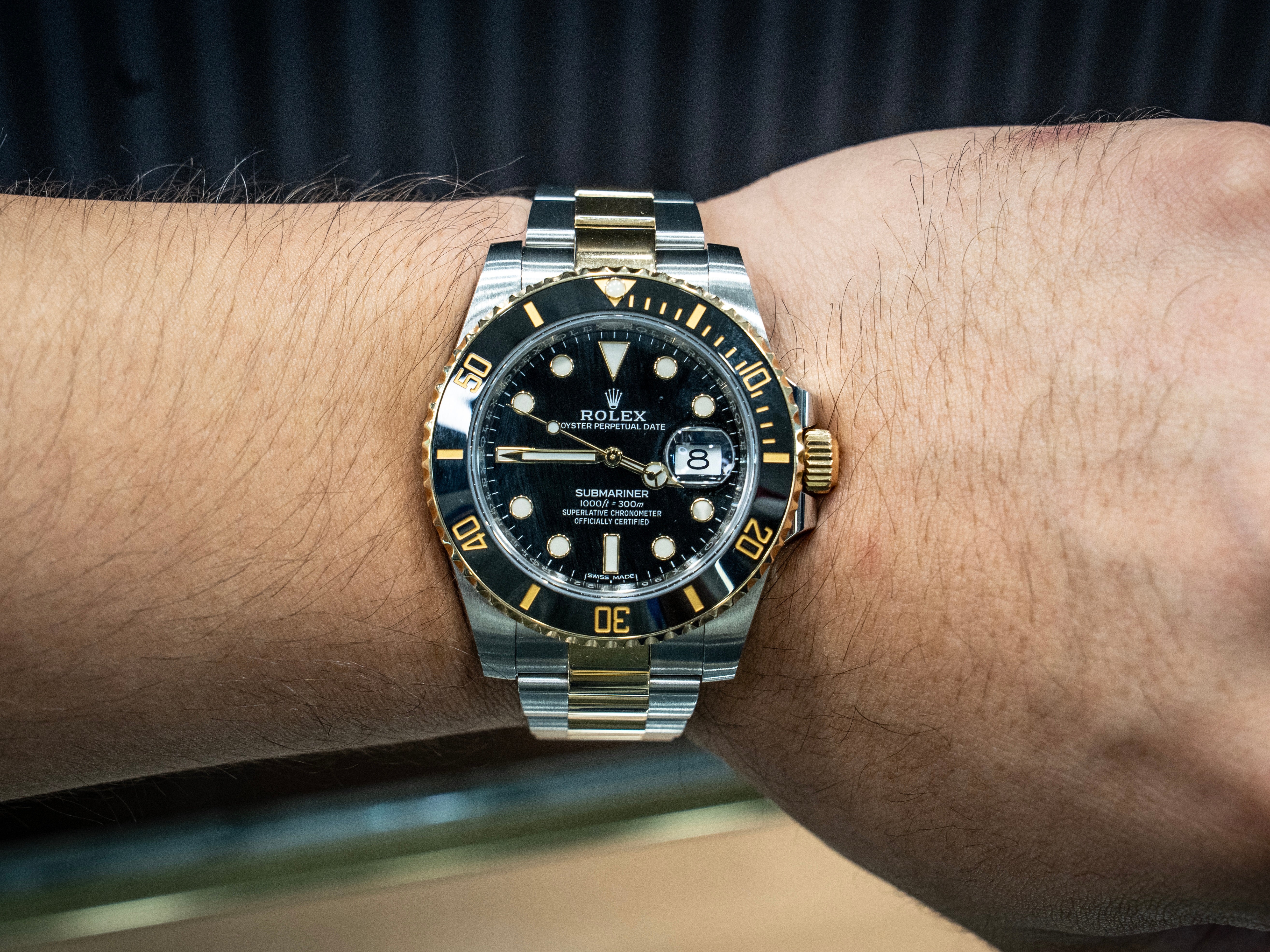 Rolex Submariner Two-Tone Black Insert