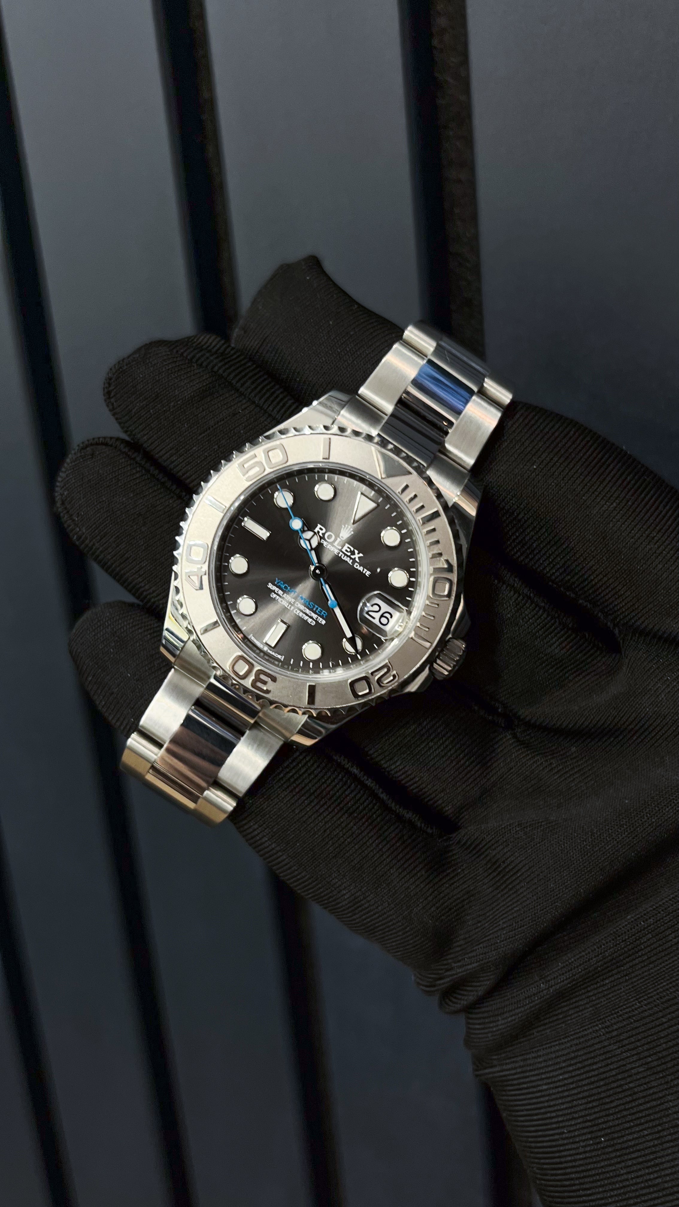 Rolex Yacht-Master 37MM Rhodium Dial