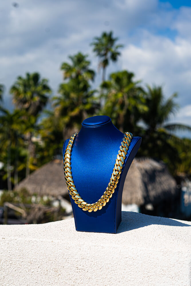 16 MM GOLD OVER SILVER CHAIN