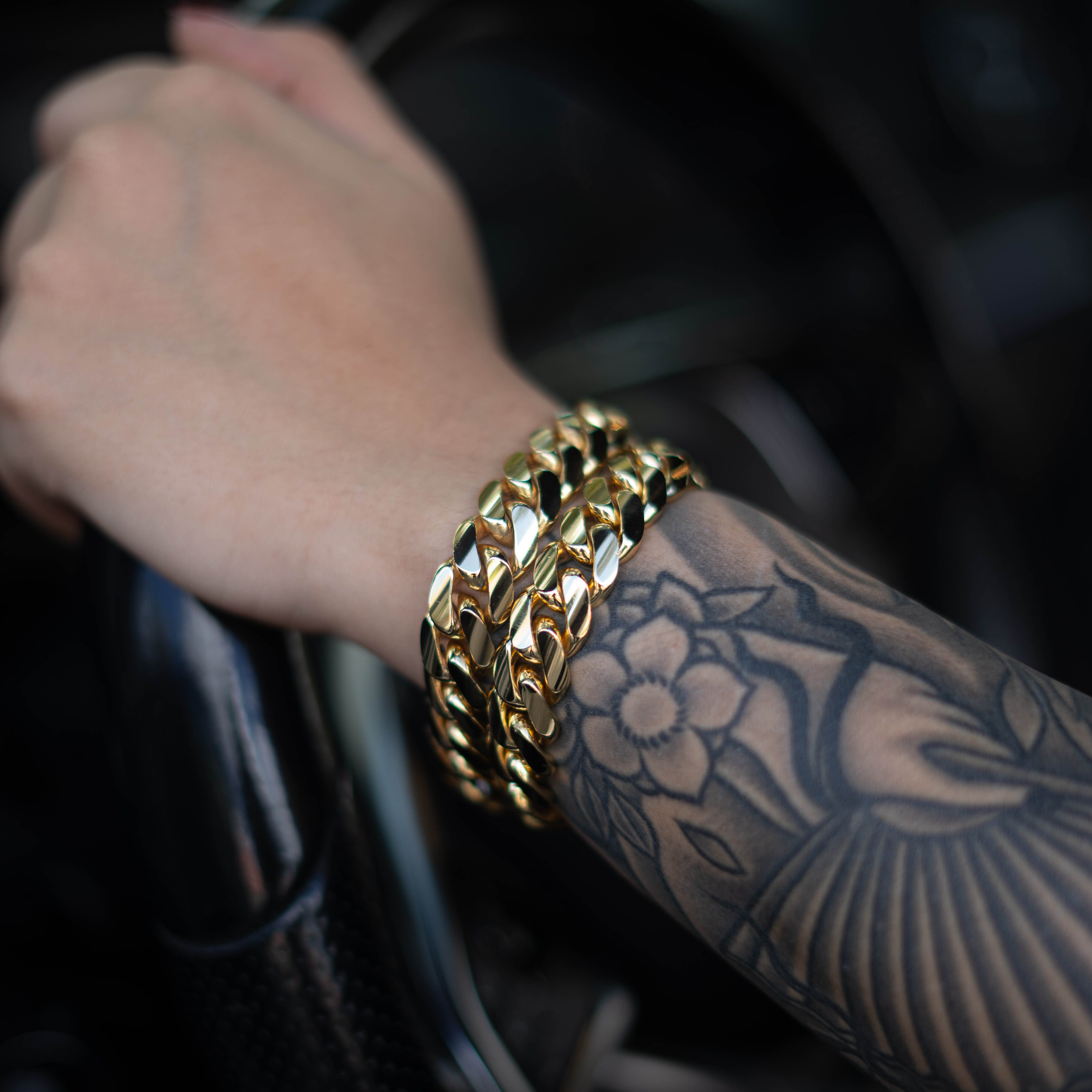 14 MM CUBAN LINK BRACELET 10K