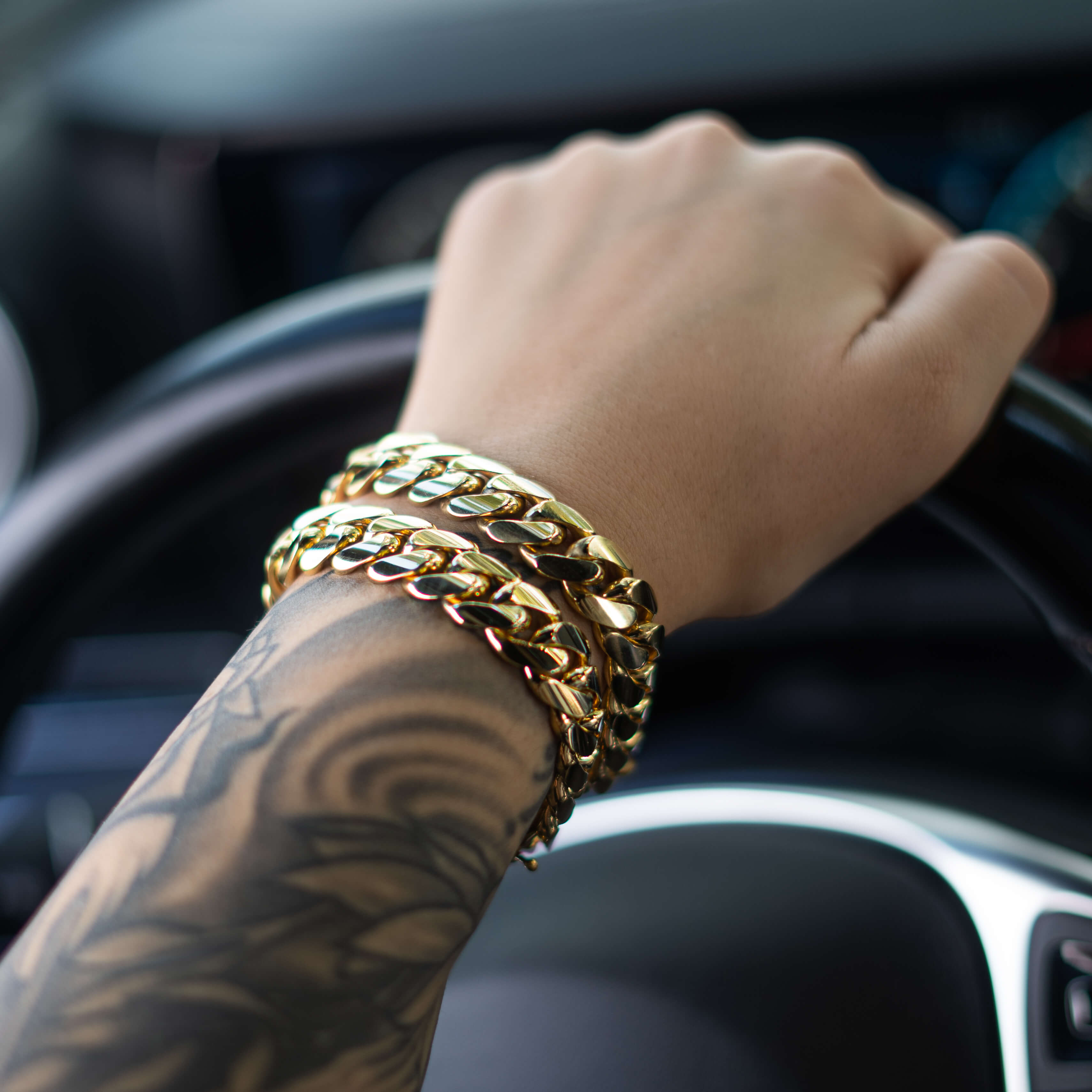 14 MM CUBAN LINK BRACELET 14K