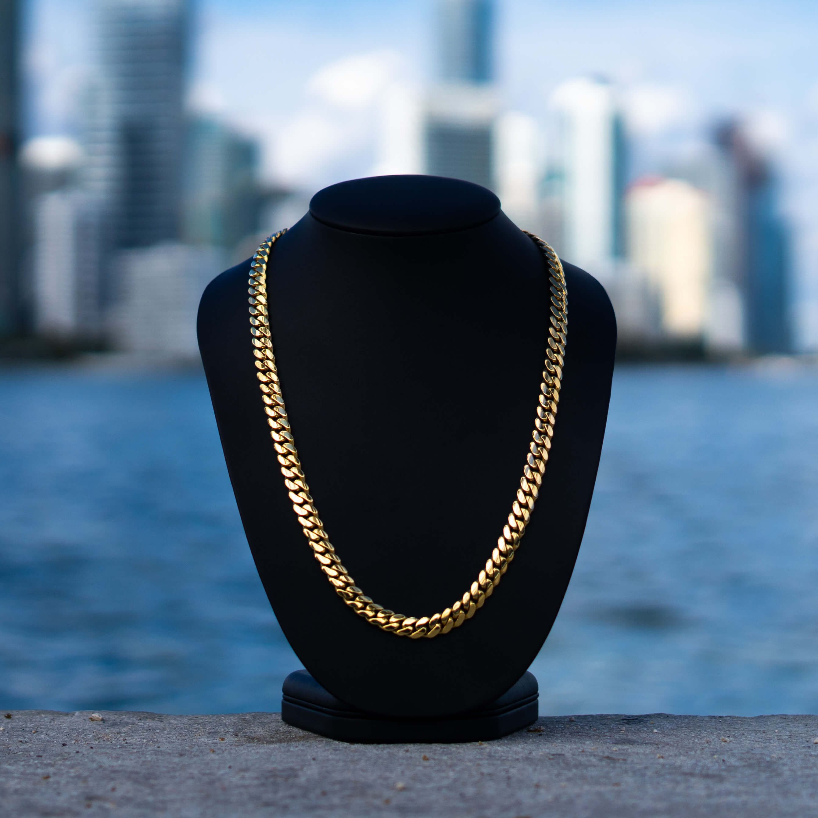 10 MM GOLD OVER SILVER CHAIN