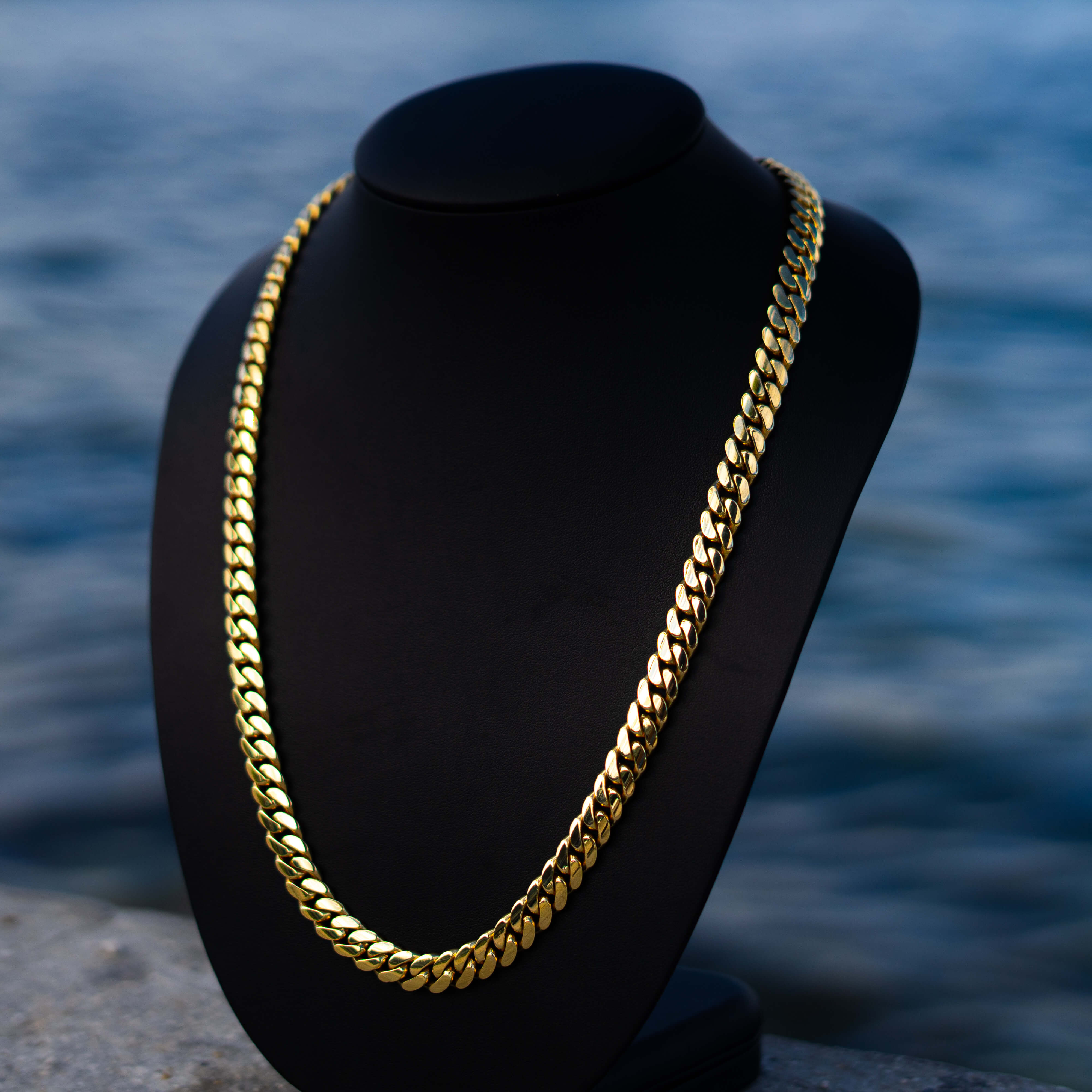 10 MM GOLD OVER SILVER CHAIN