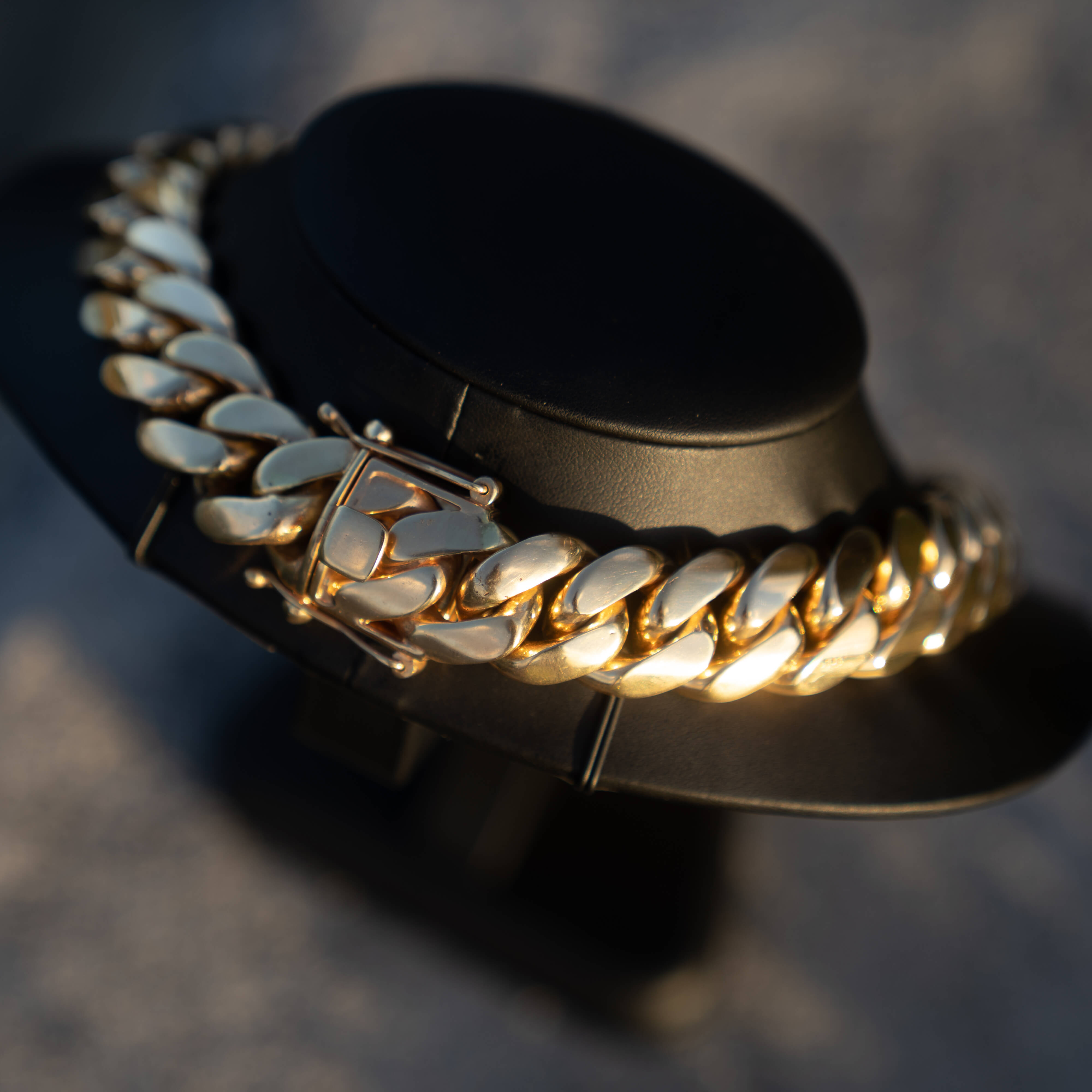 22 MM GOLD OVER SILVER CHAIN