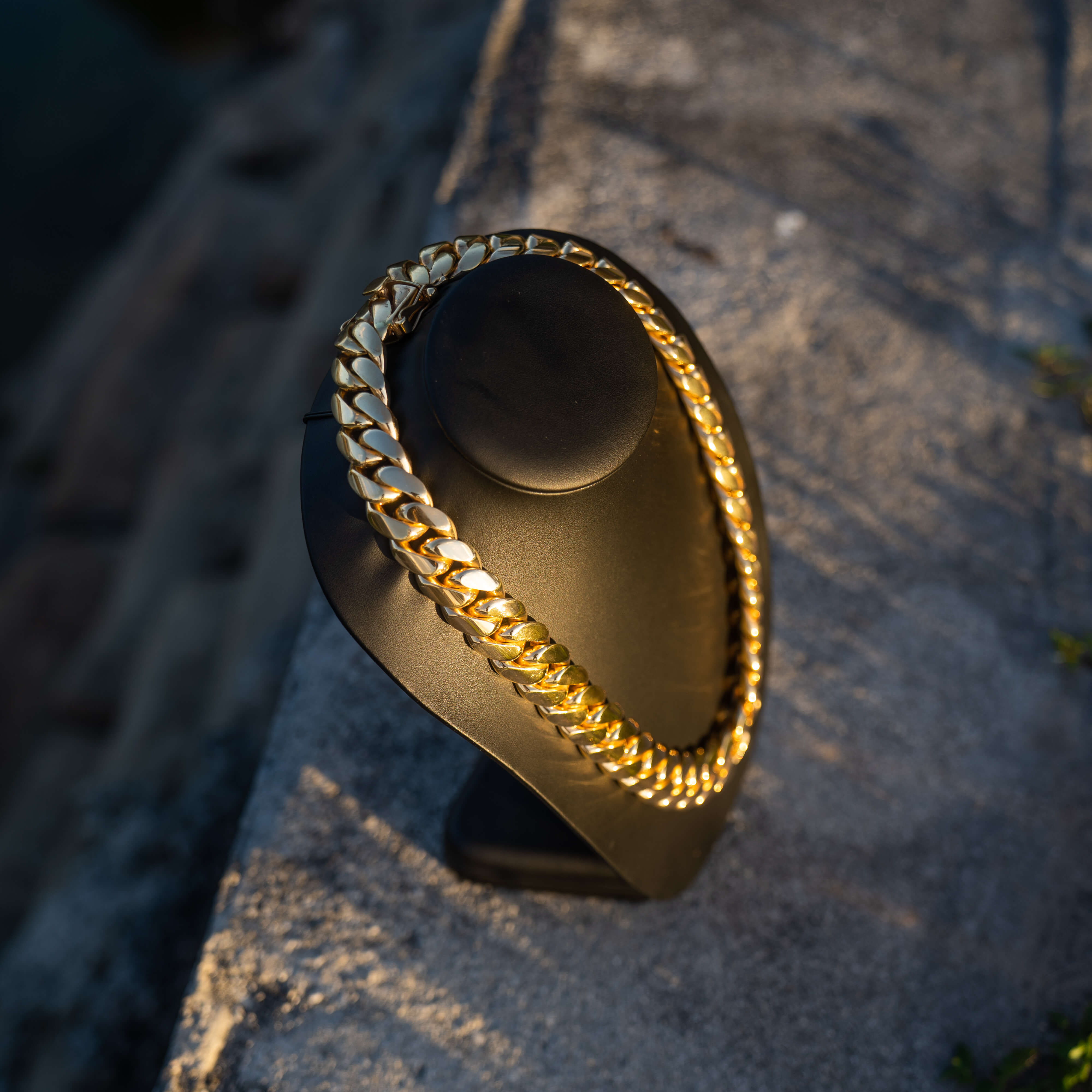 22 MM GOLD OVER SILVER CHAIN