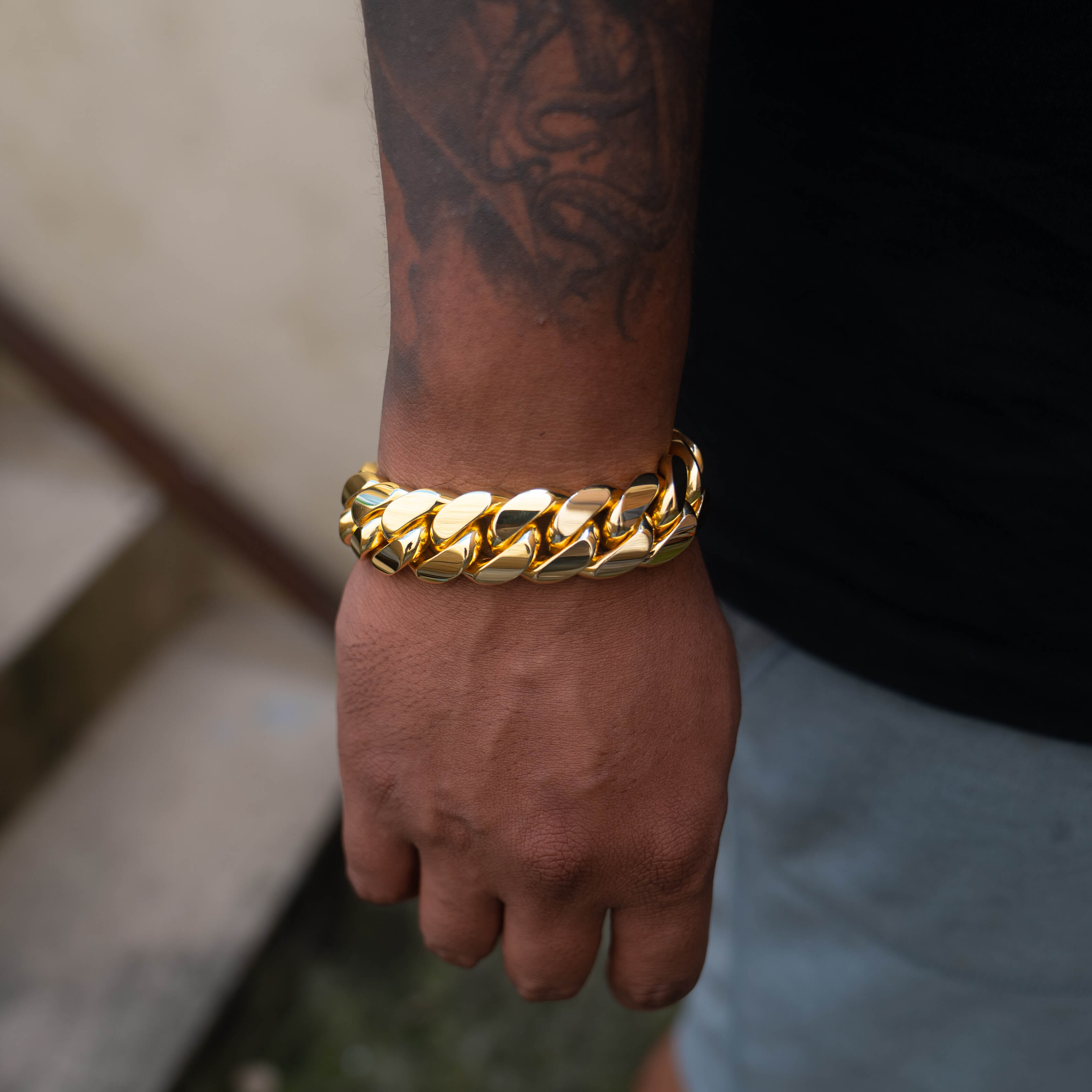 20 MM CUBAN LINK BRACELET 14K