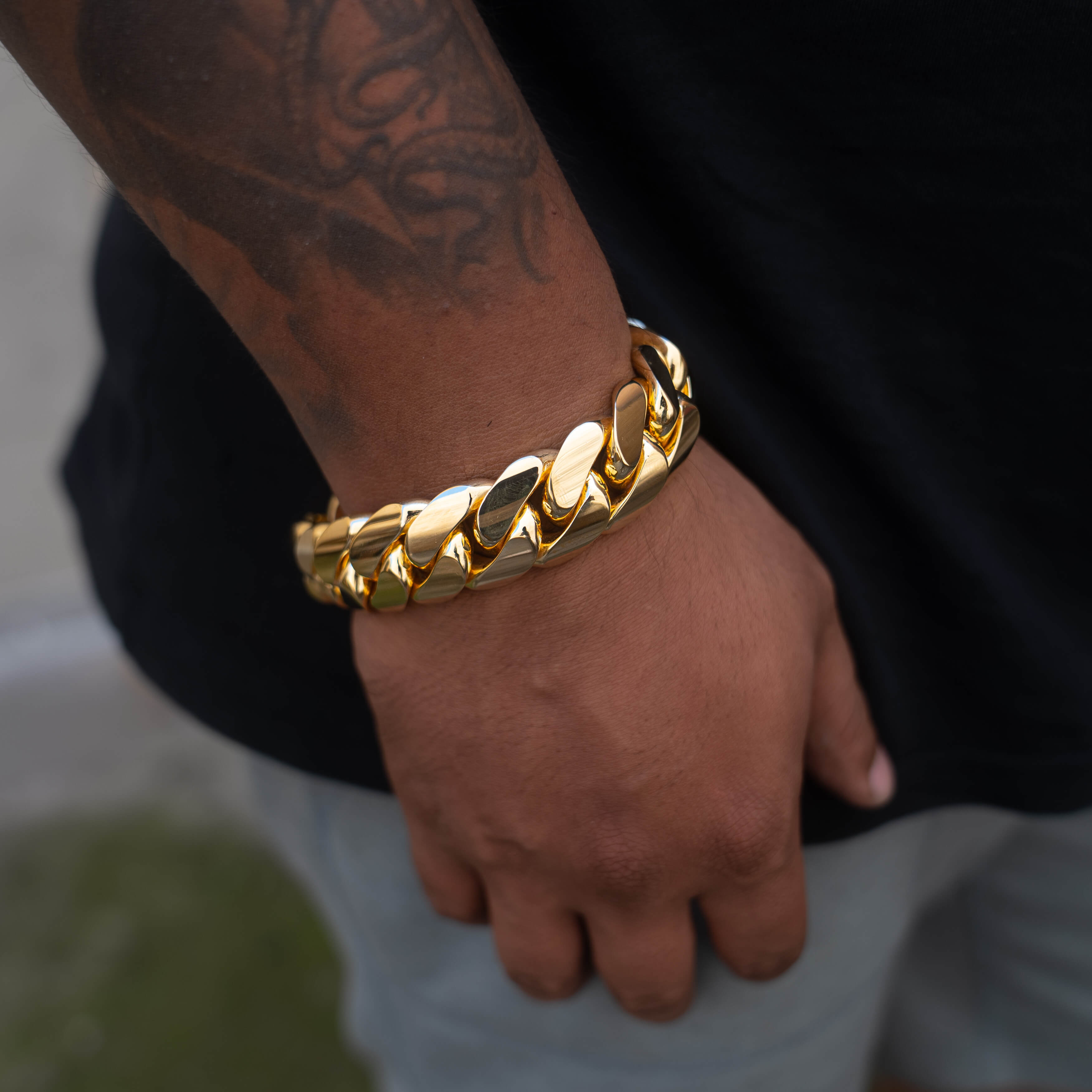 22 MM CUBAN LINK BRACELET 14K