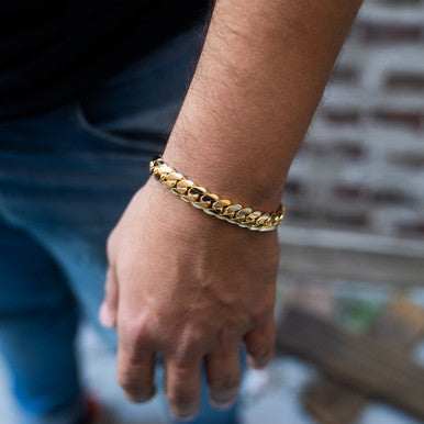 10 MM CUBAN LINK BRACELET 10K