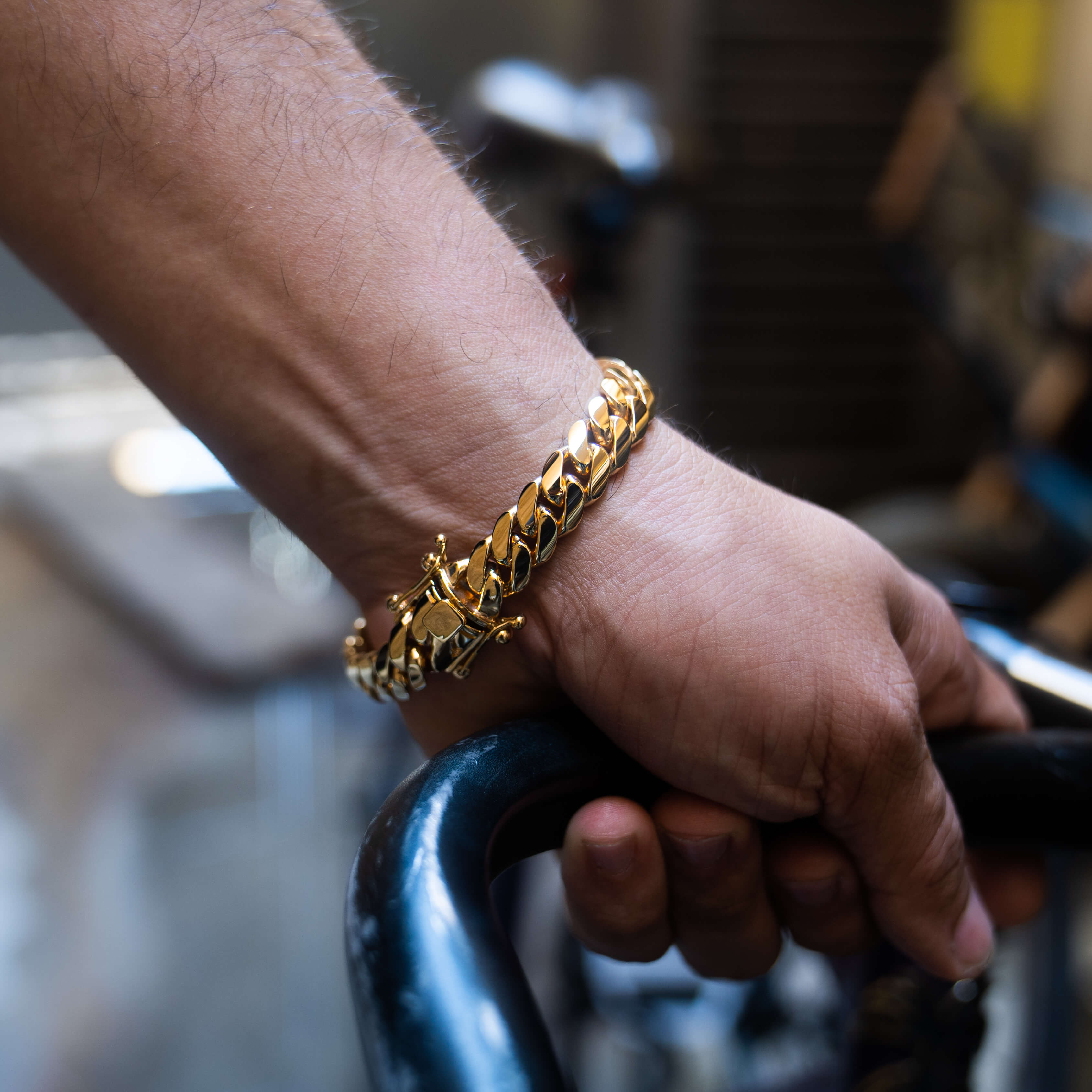 12 MM CUBAN LINK BRACELET 14K