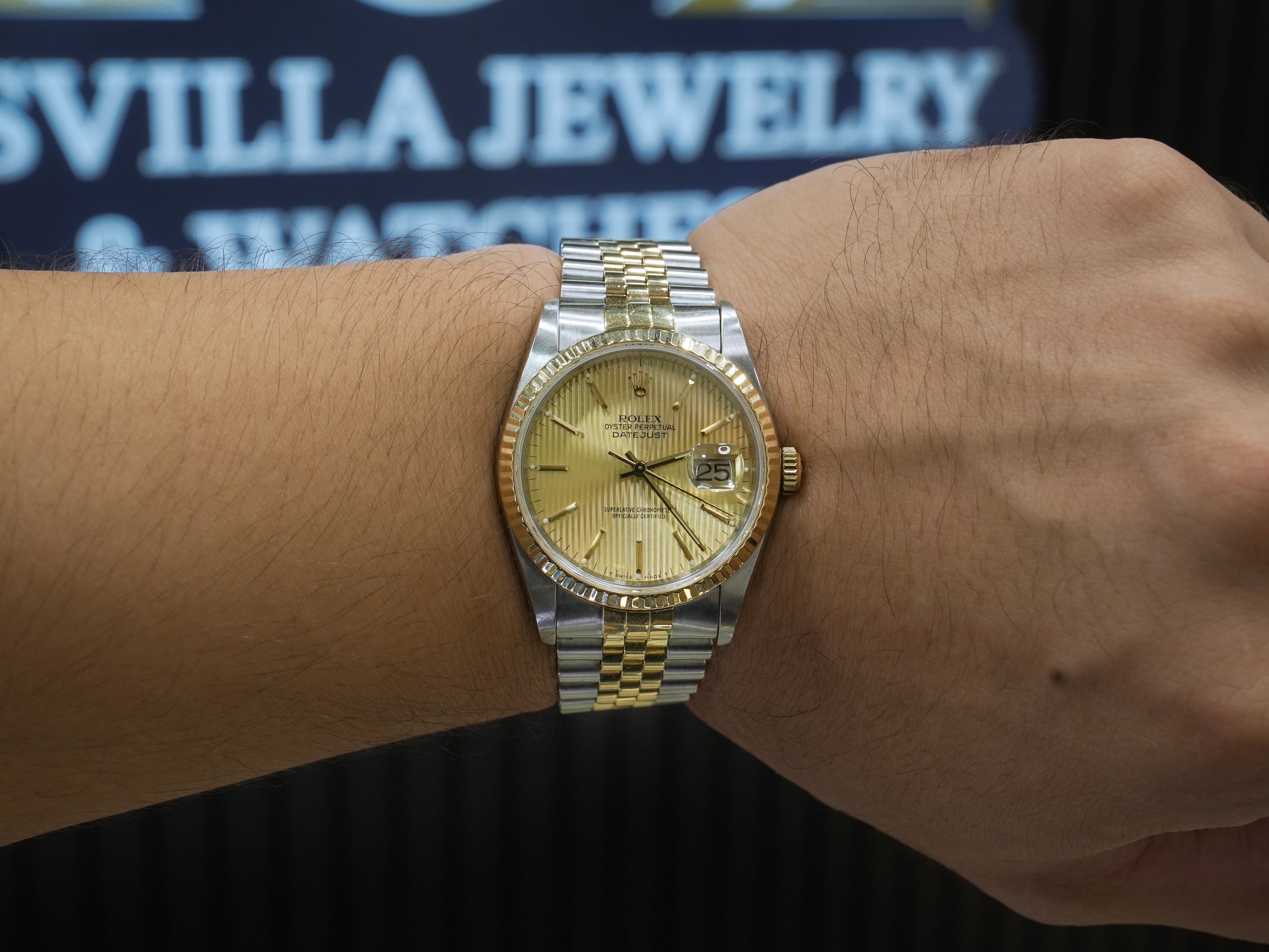 Rolex Datejust 36MM Tapestry Dial