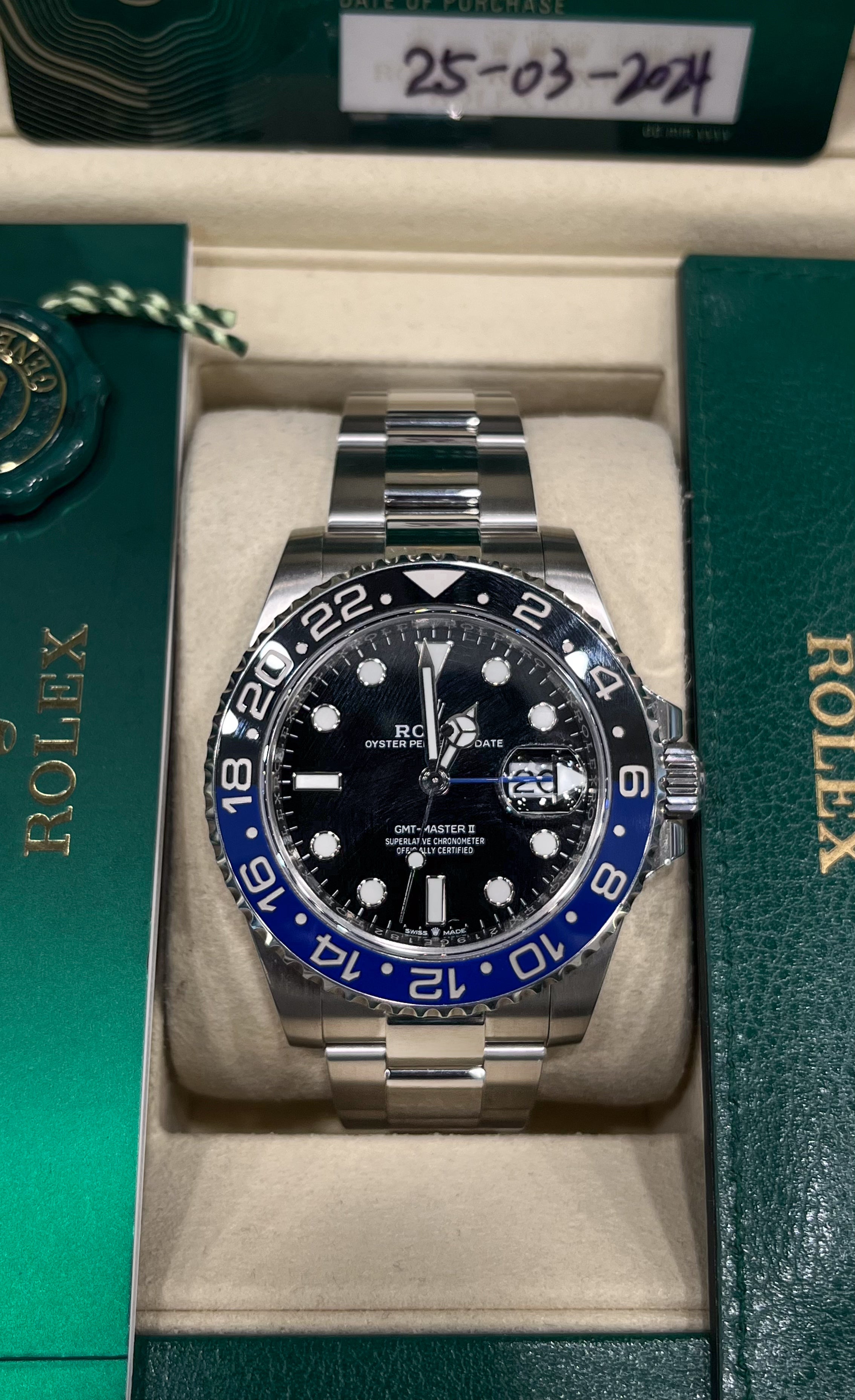 Rolex GMT-Master II “Batman”