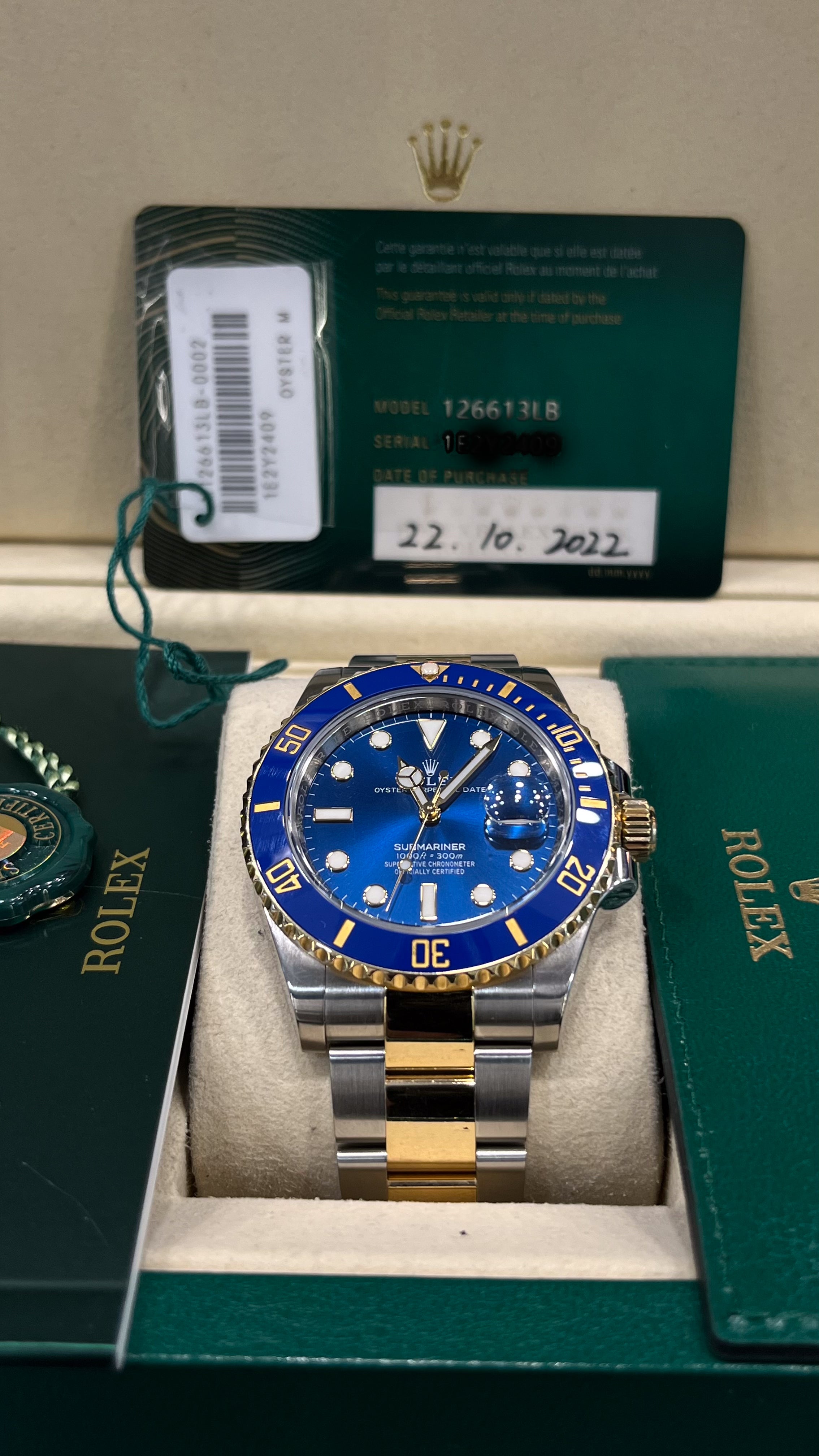 Rolex Submariner Bluesy