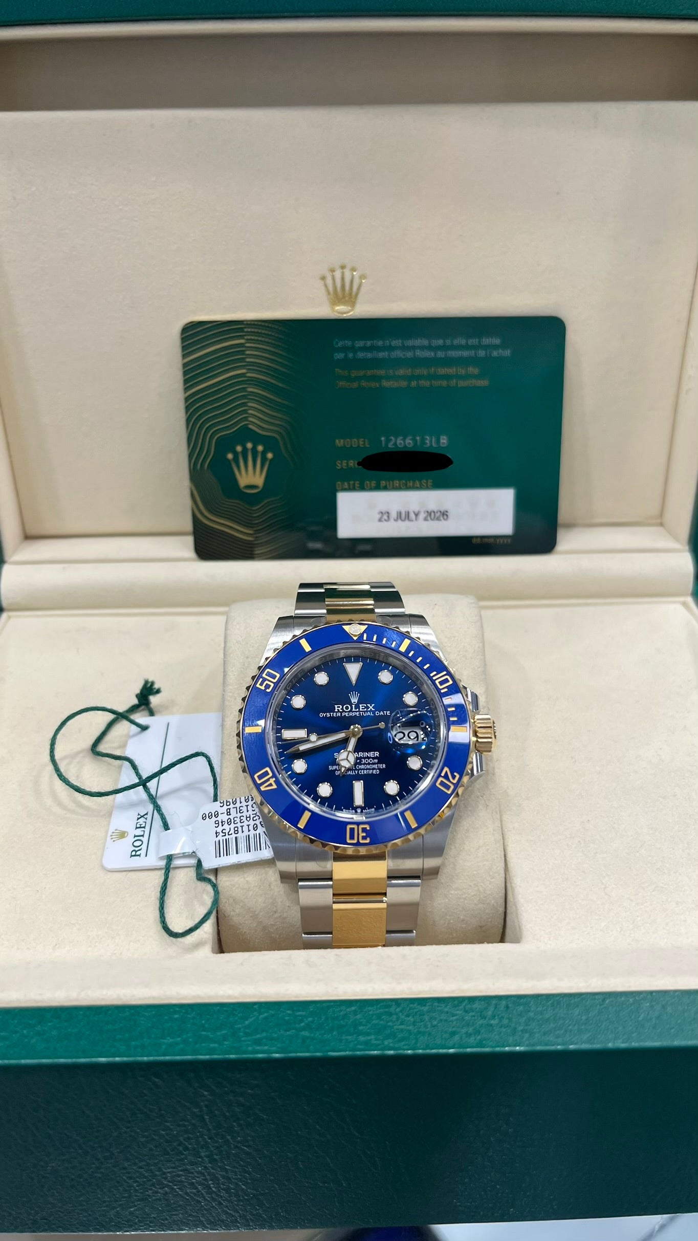 Rolex Submariner Bluesy 2026