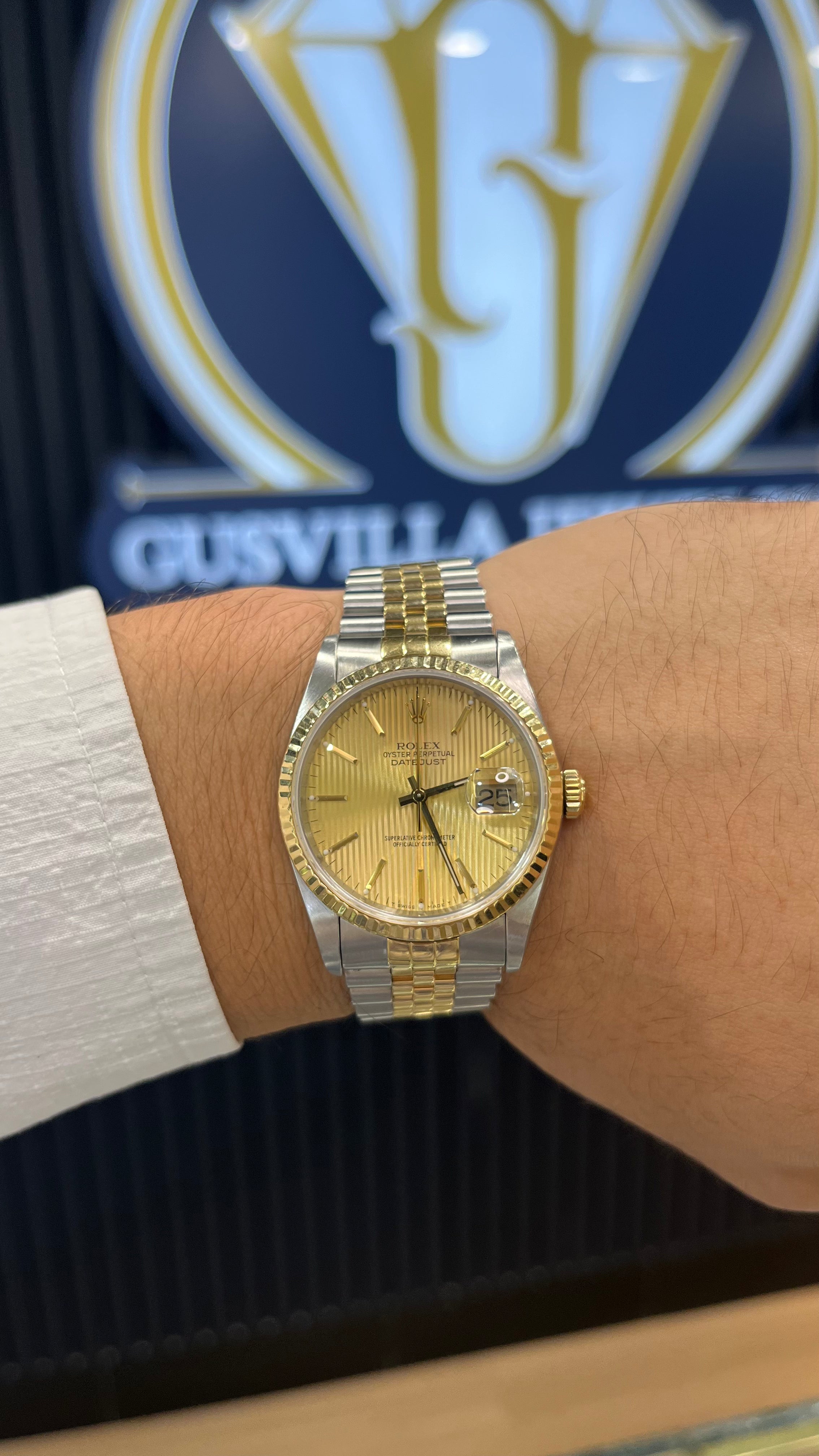 Rolex Datejust 36MM Tapestry Dial