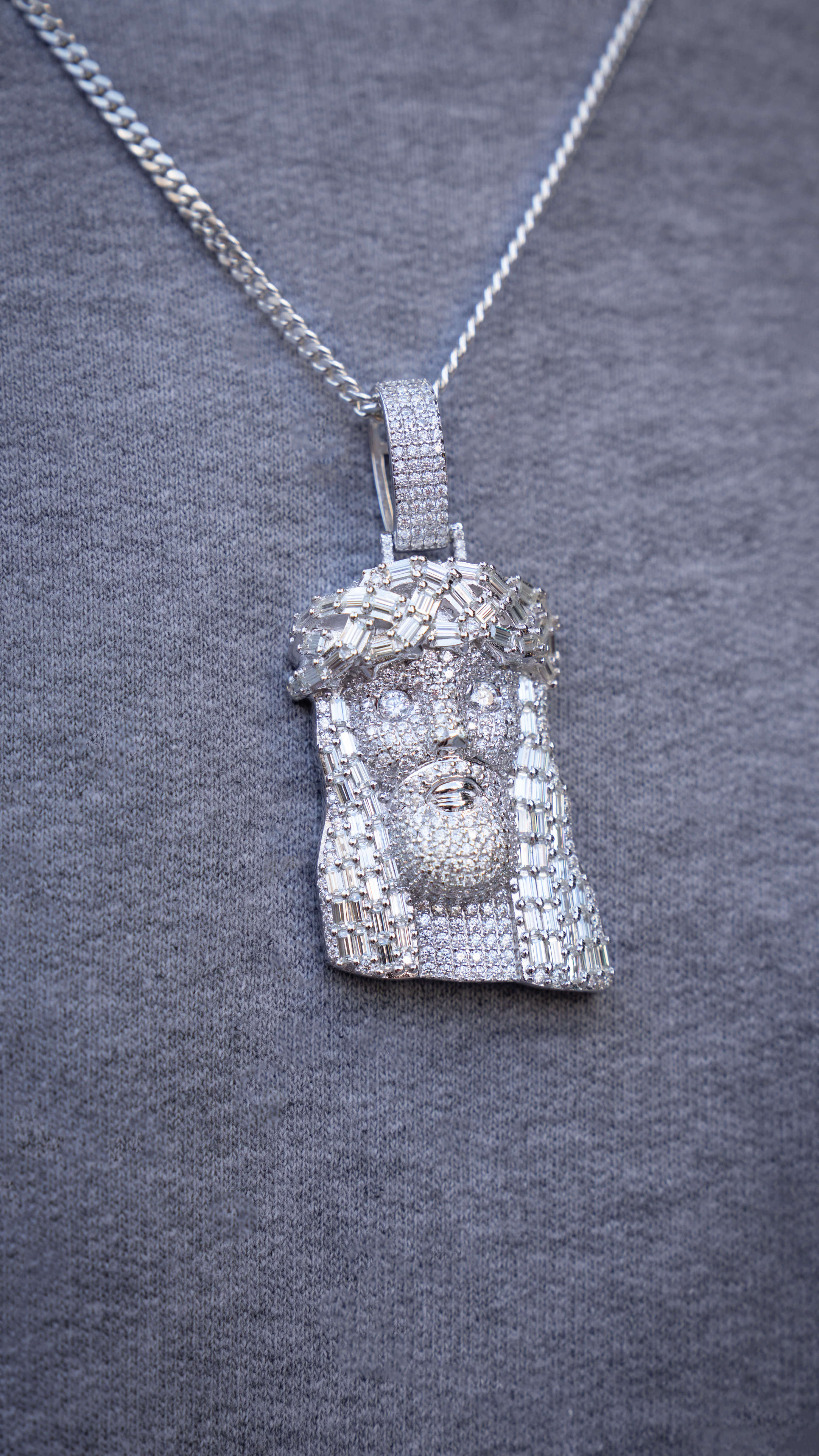 Jesus Pendant | Moissanite Pendant 15