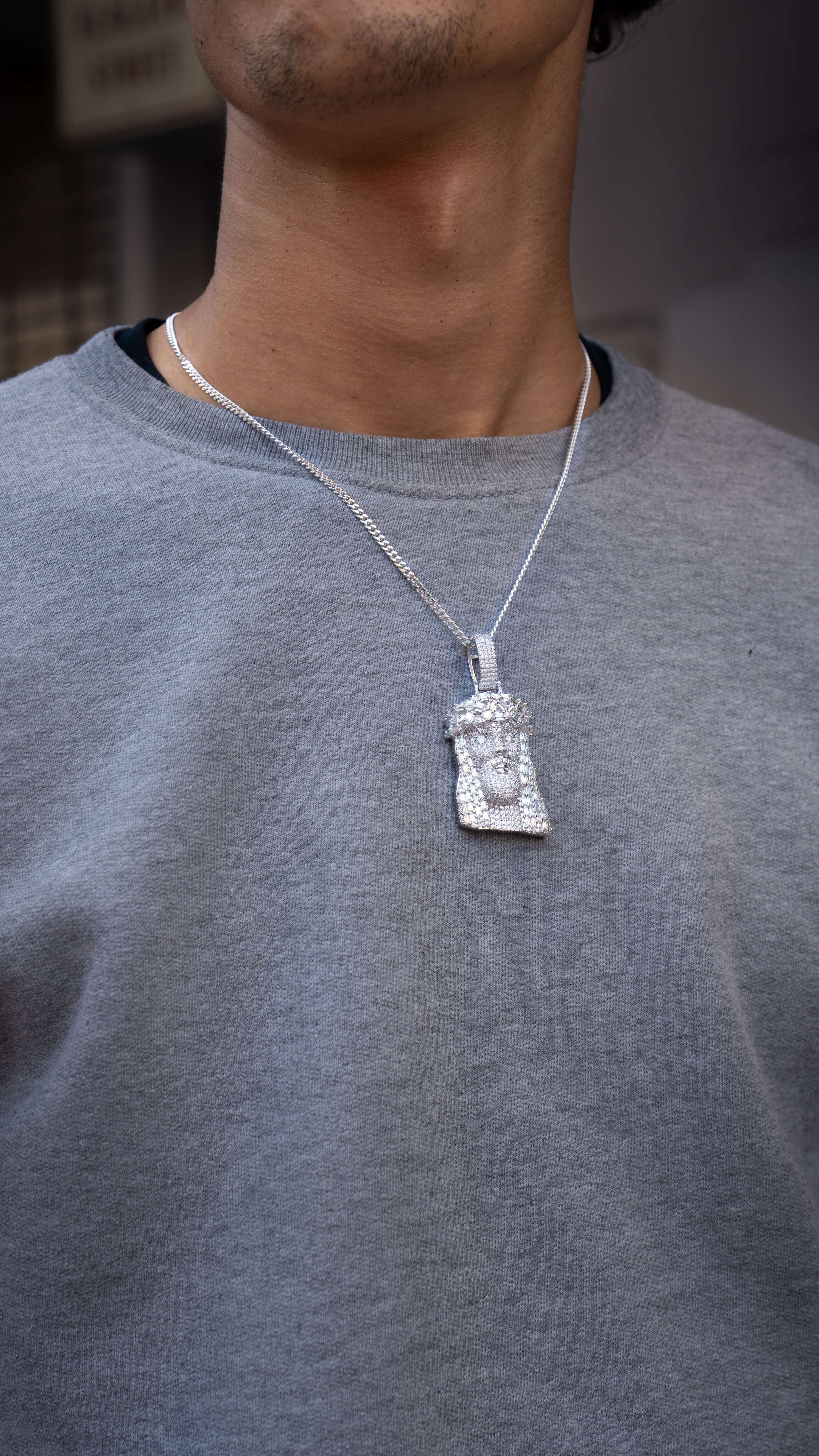 Jesus Pendant | Moissanite Pendant 15
