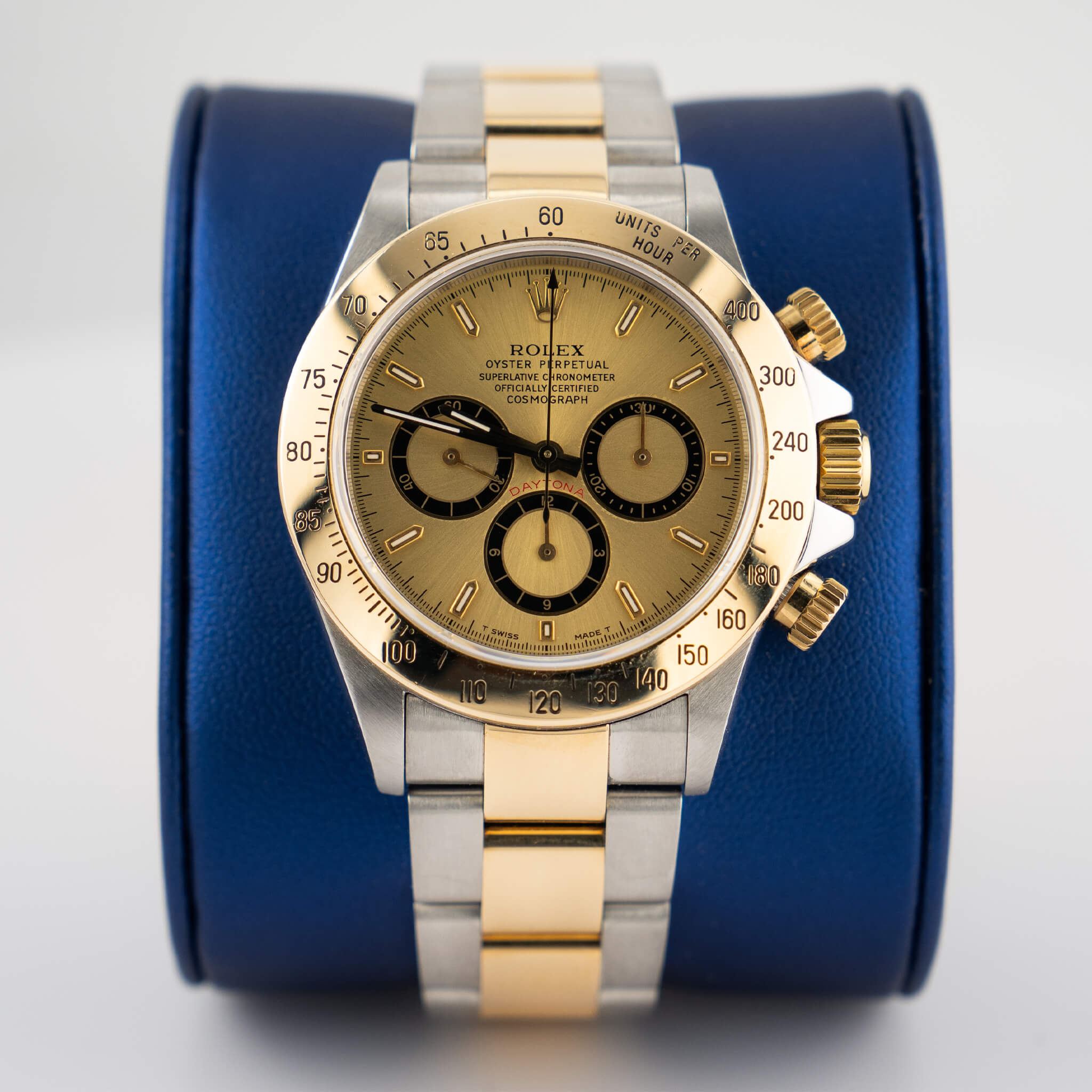 Rolex Daytona Zenith Two Tone Yellow Gold