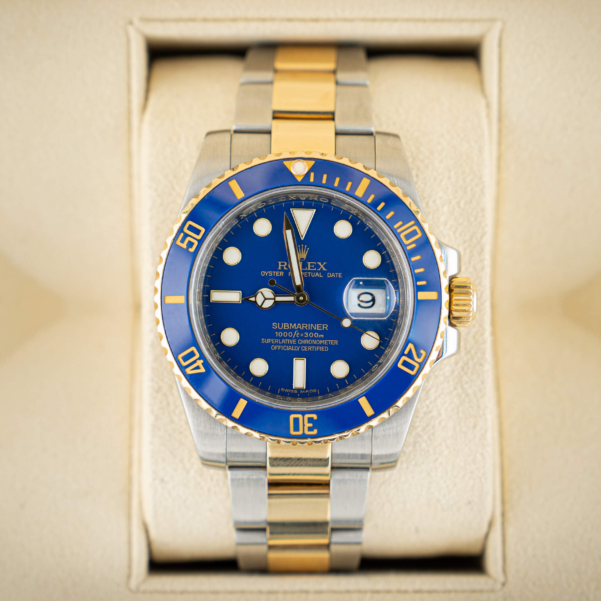 2012 Rolex Submariner "bluesy"