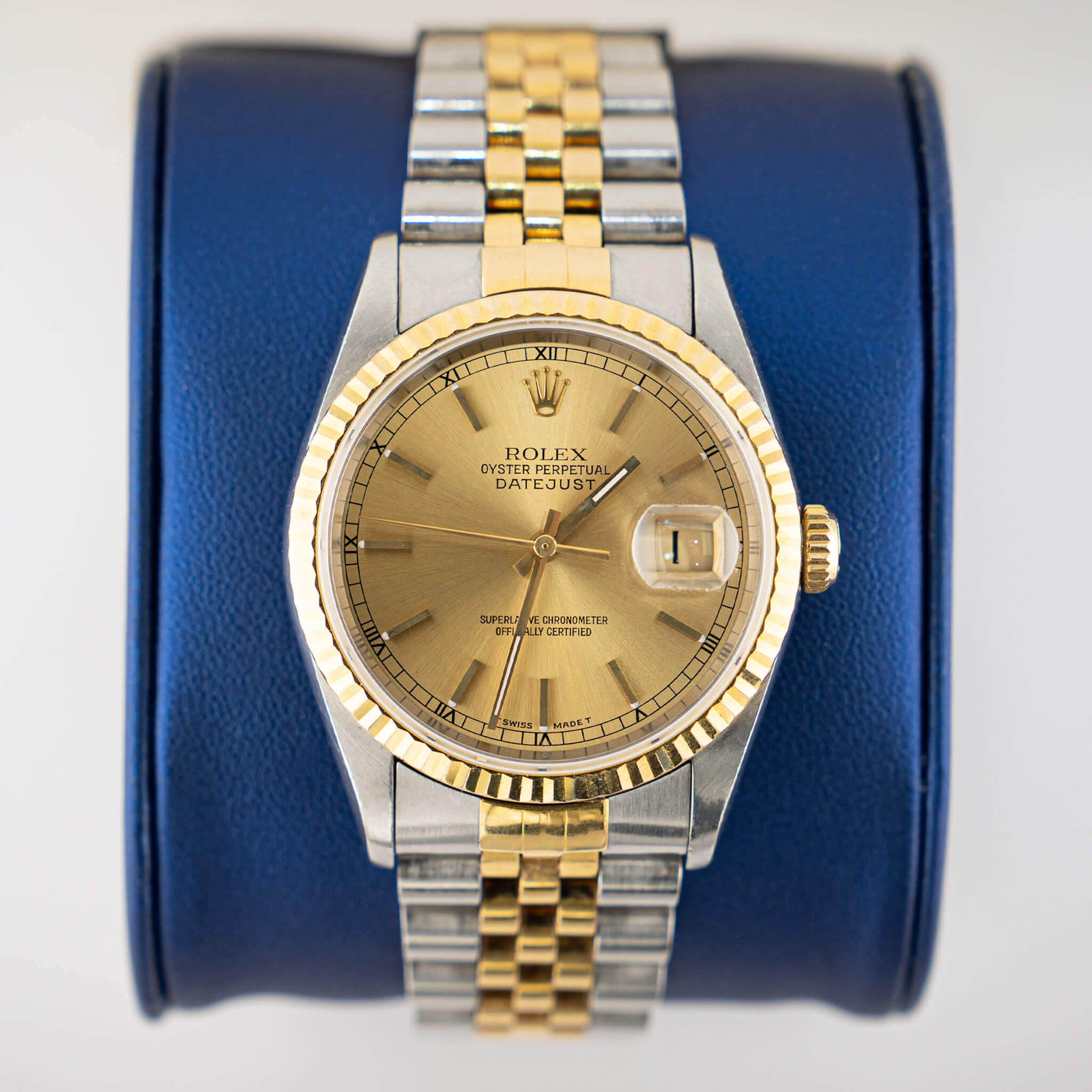 ROLEX DATEJUST 36MM CHAMPAGNE DIAL 1995