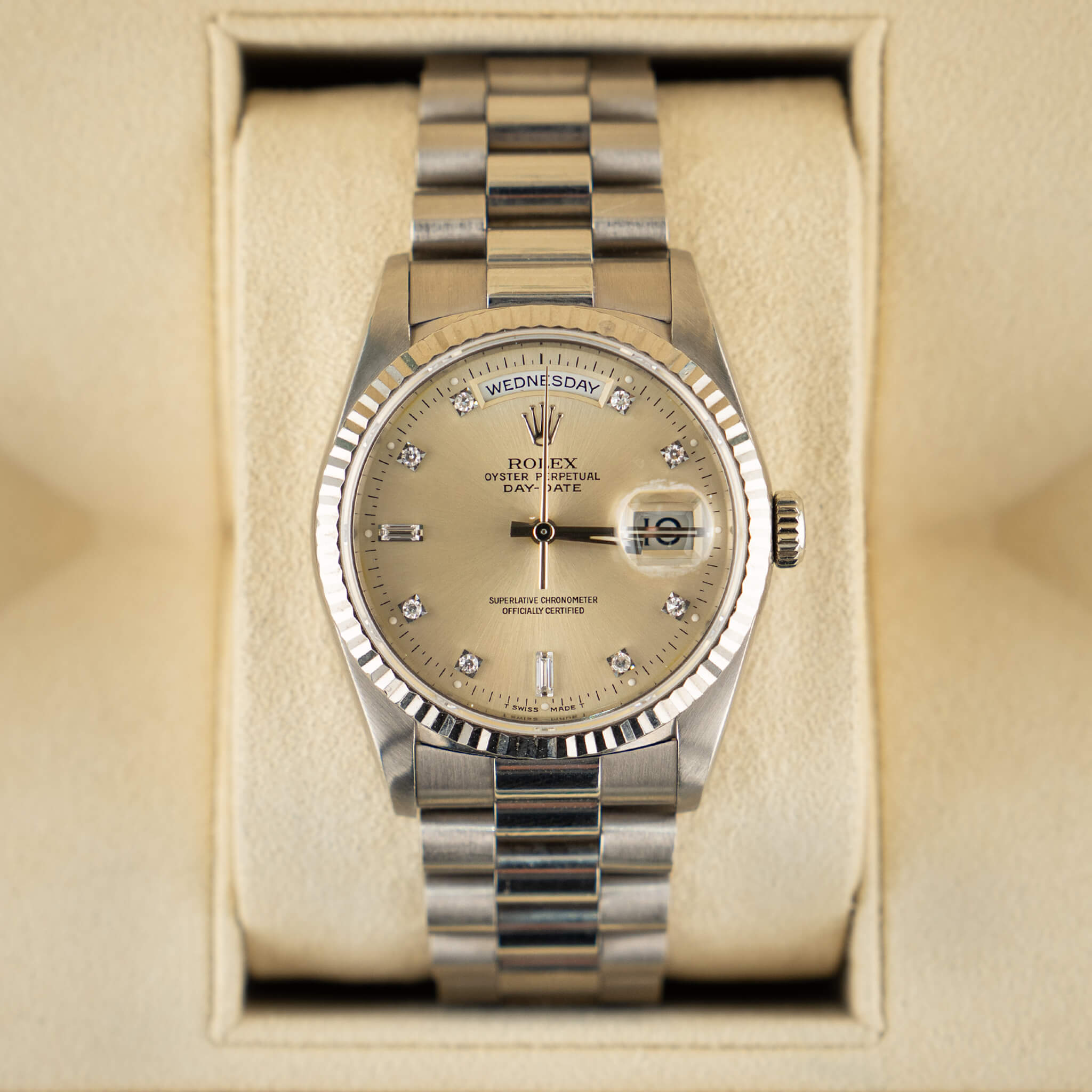 Rolex Day-Date White Gold (Presidential) 1995