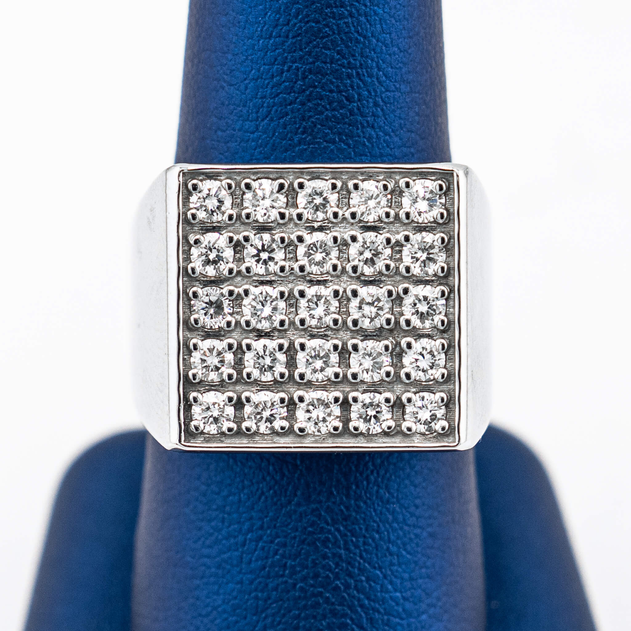 Shimmering Square Men's Ring