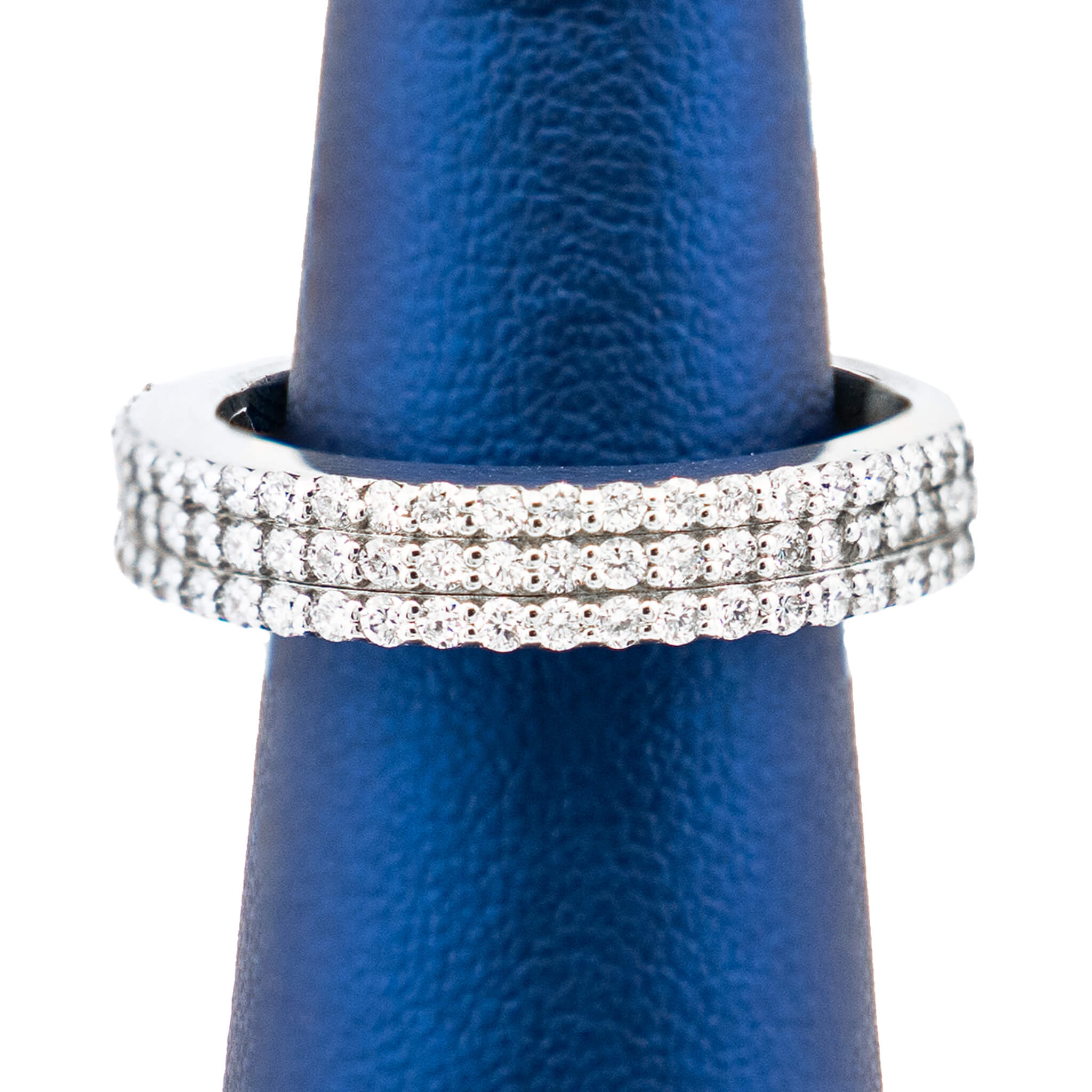 Triple Row Diamond Band
