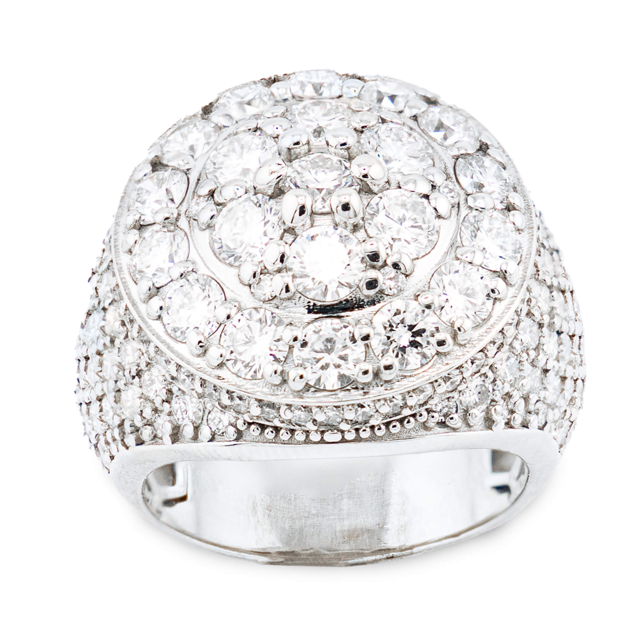 Double Circle Diamond Band