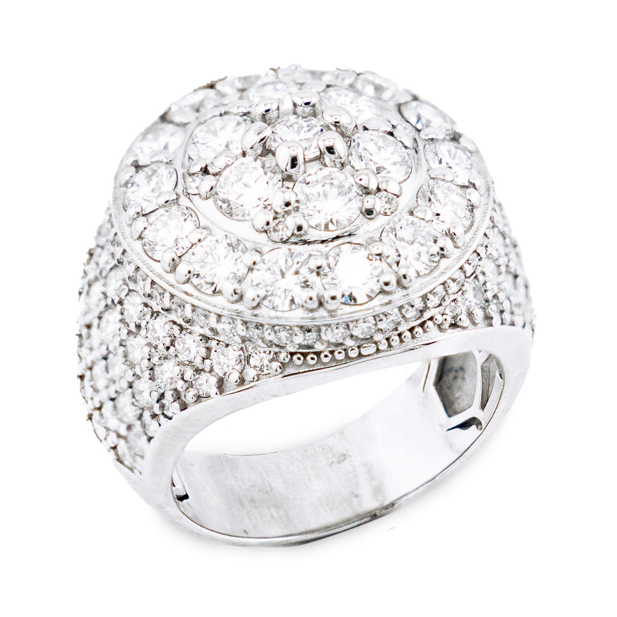 Double Circle Diamond Band