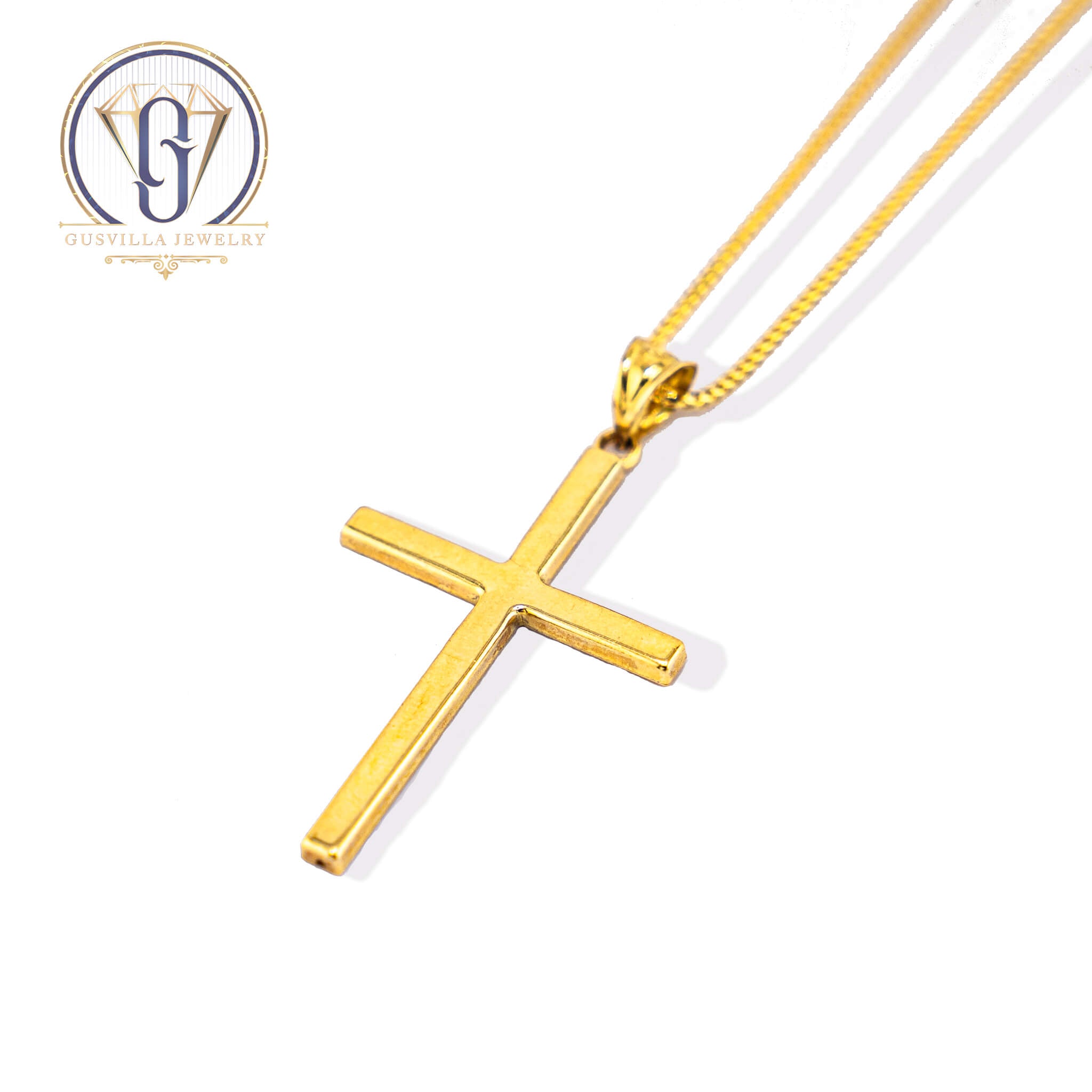 Simple Cross pendant 10K