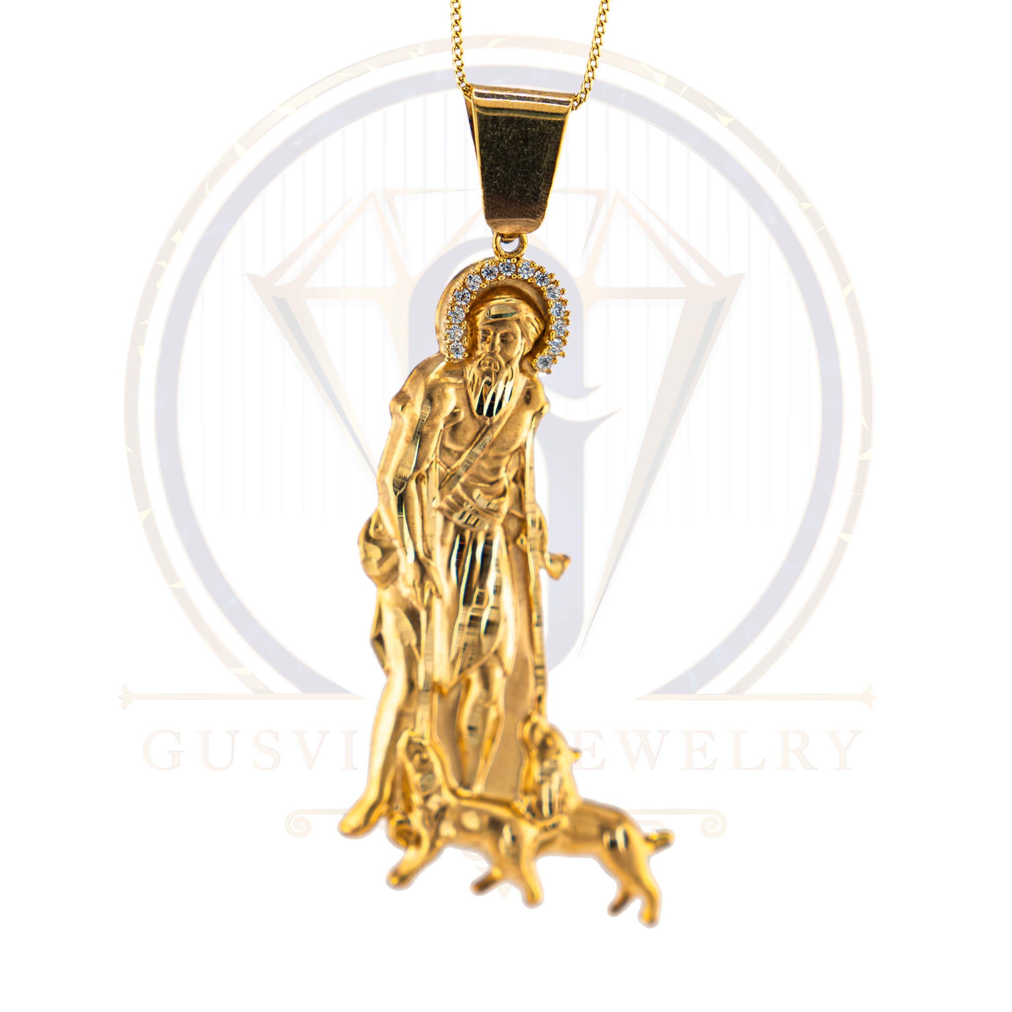 San Lazaro Pendant Diamond Cuts 10K