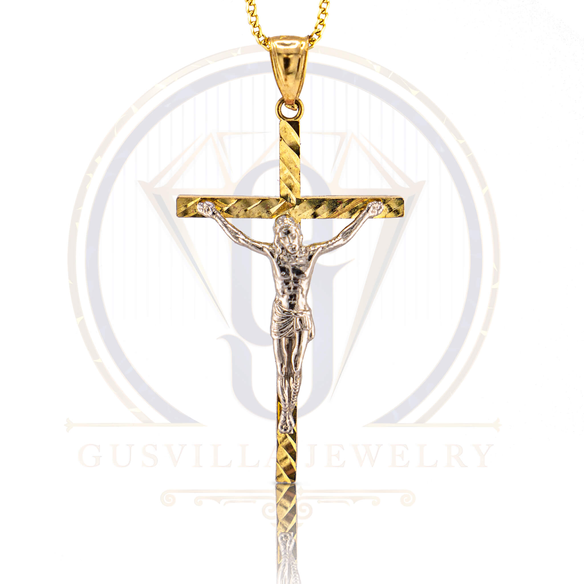 Jesus on outlet cross - 10k Pendant