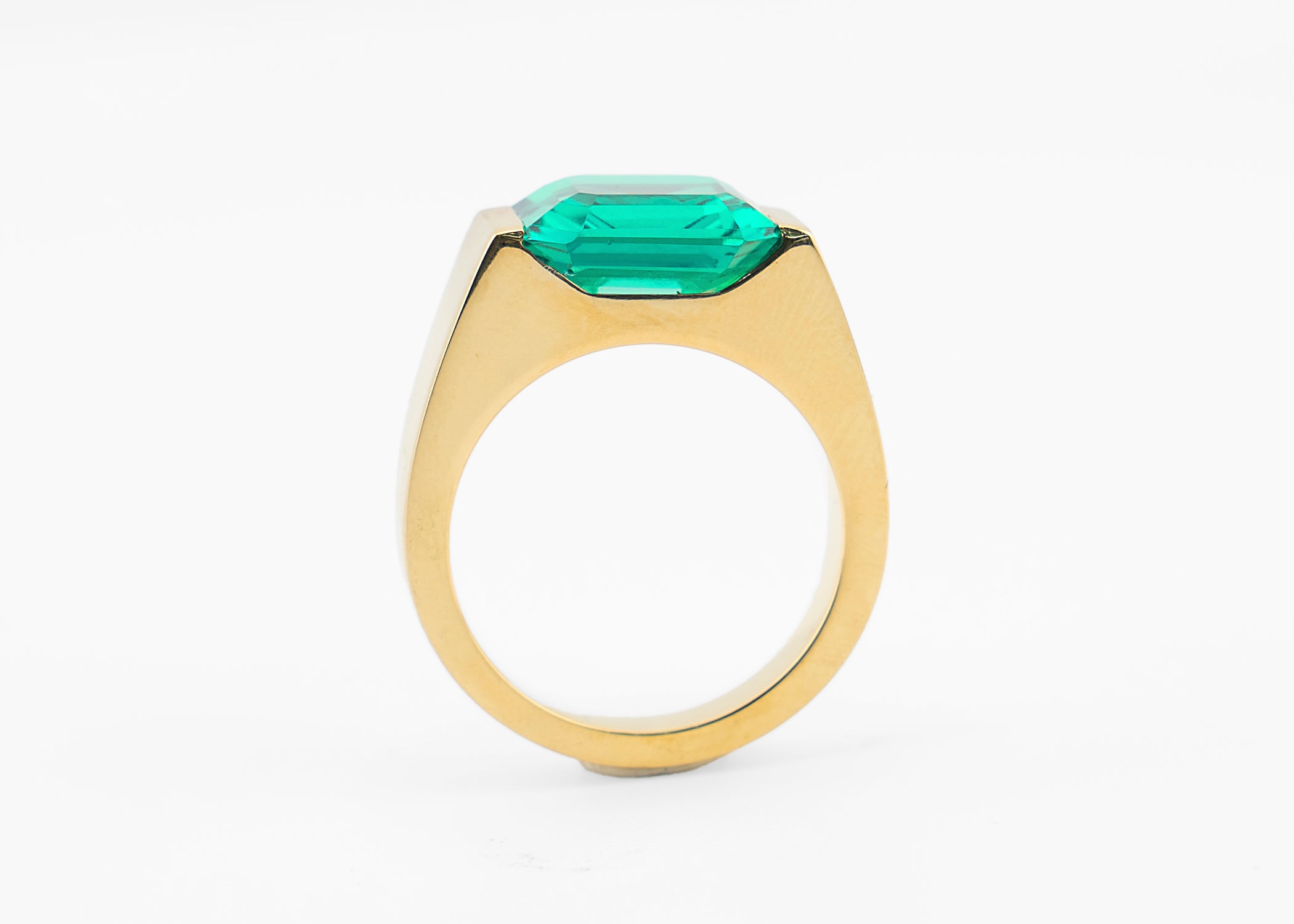 Cubanknow Inspired Emerald Ring