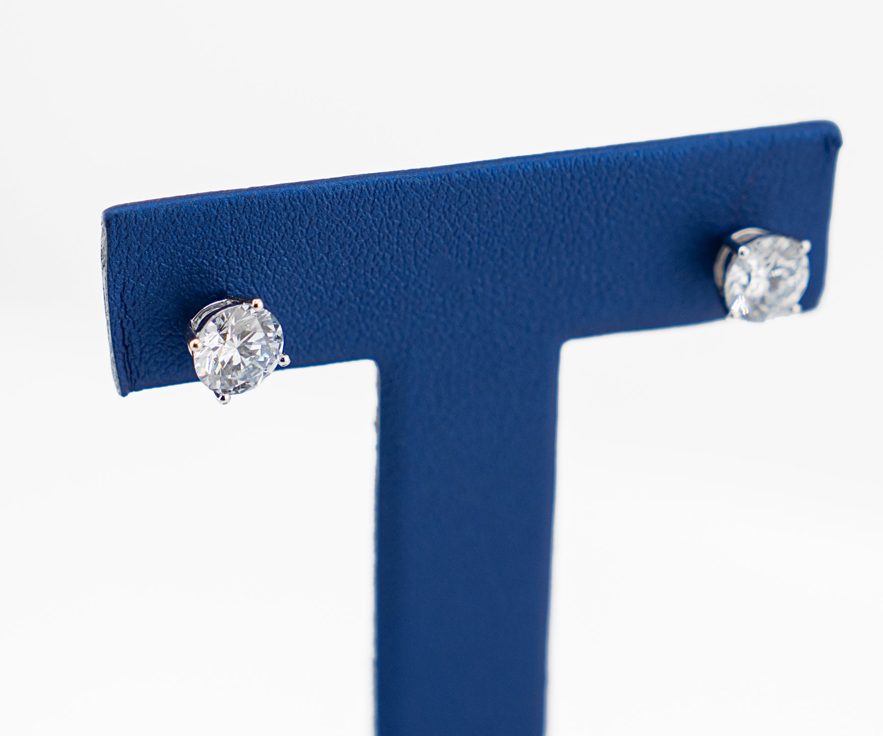 Stud Earrings 14K Lab Diamonds